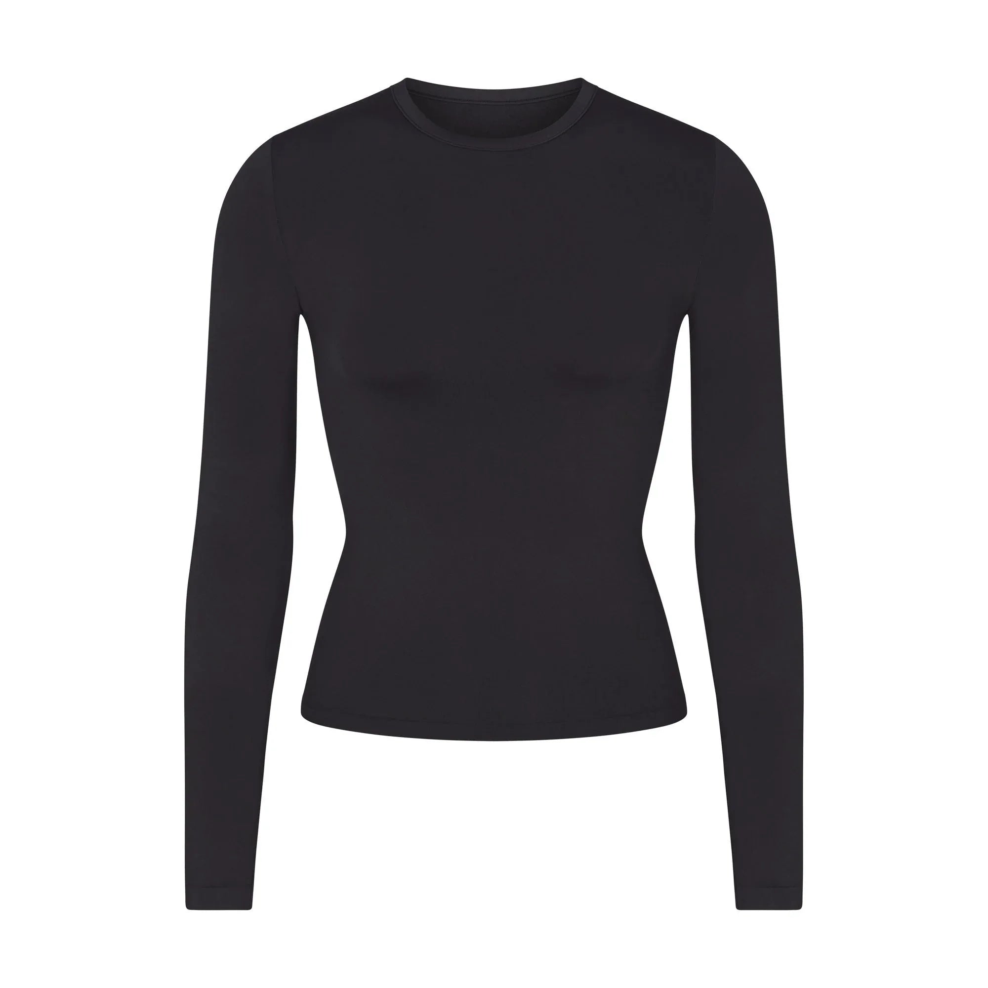SKIMS SOFT SMOOTHING SEAMLESS LONG SLEEVE T-SHIRT | ONYX - TİŞÖRT - My Suti