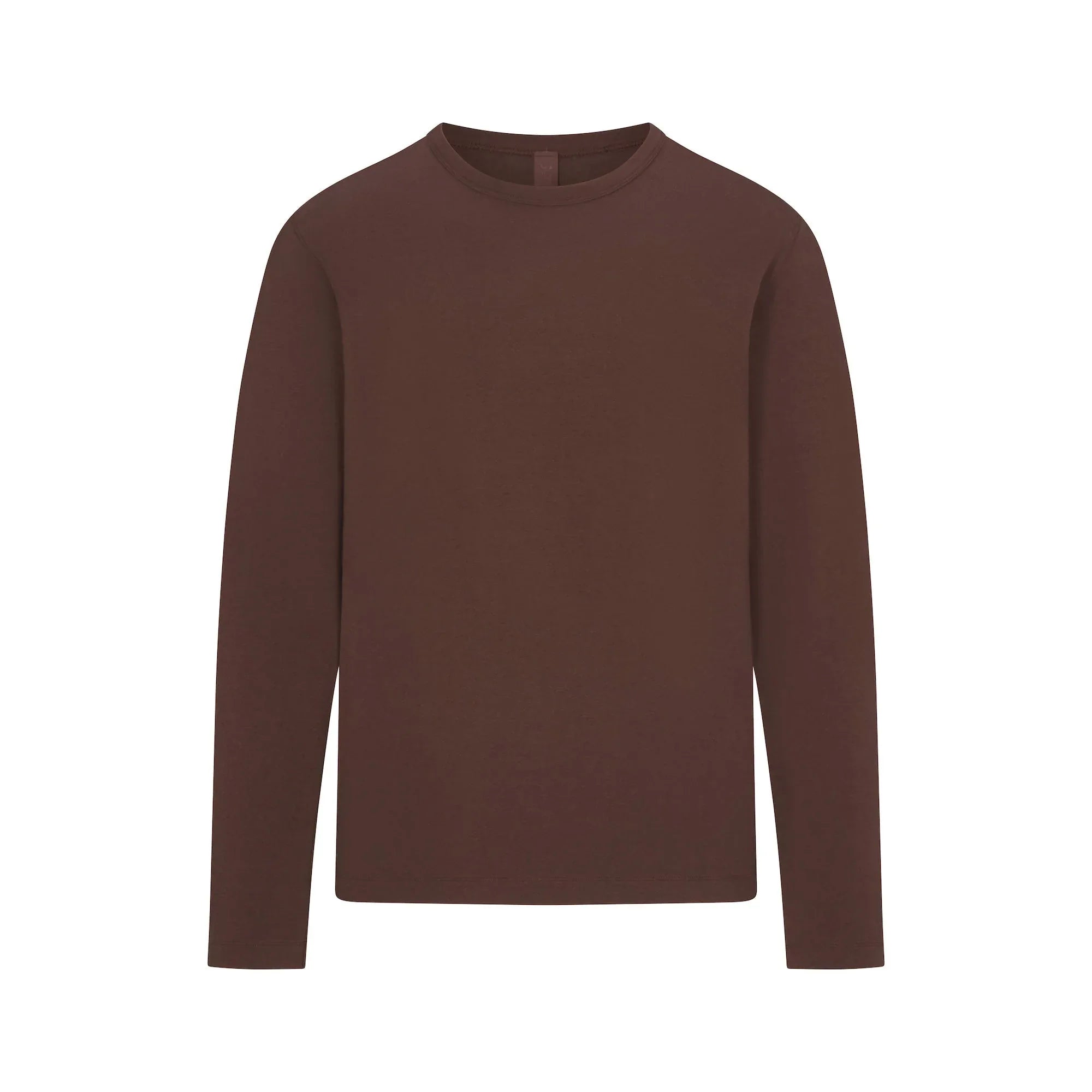 SKIMS JERSEY LOUNGE MENS RELAXED LONG SLEEVE T-SHIRT | MUD - TİŞÖRT - My Suti