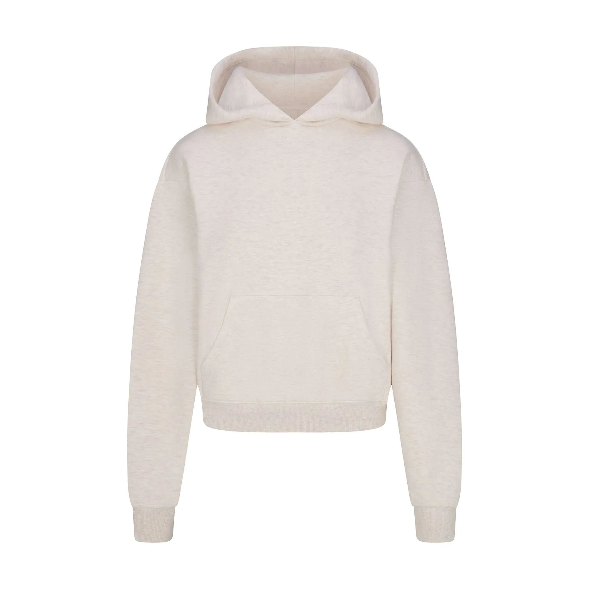 SKIMS COTTON FLEECE HOODIE | HEATHER OATMEAL - KAPŞONLU SWEATSHIRT - My Suti