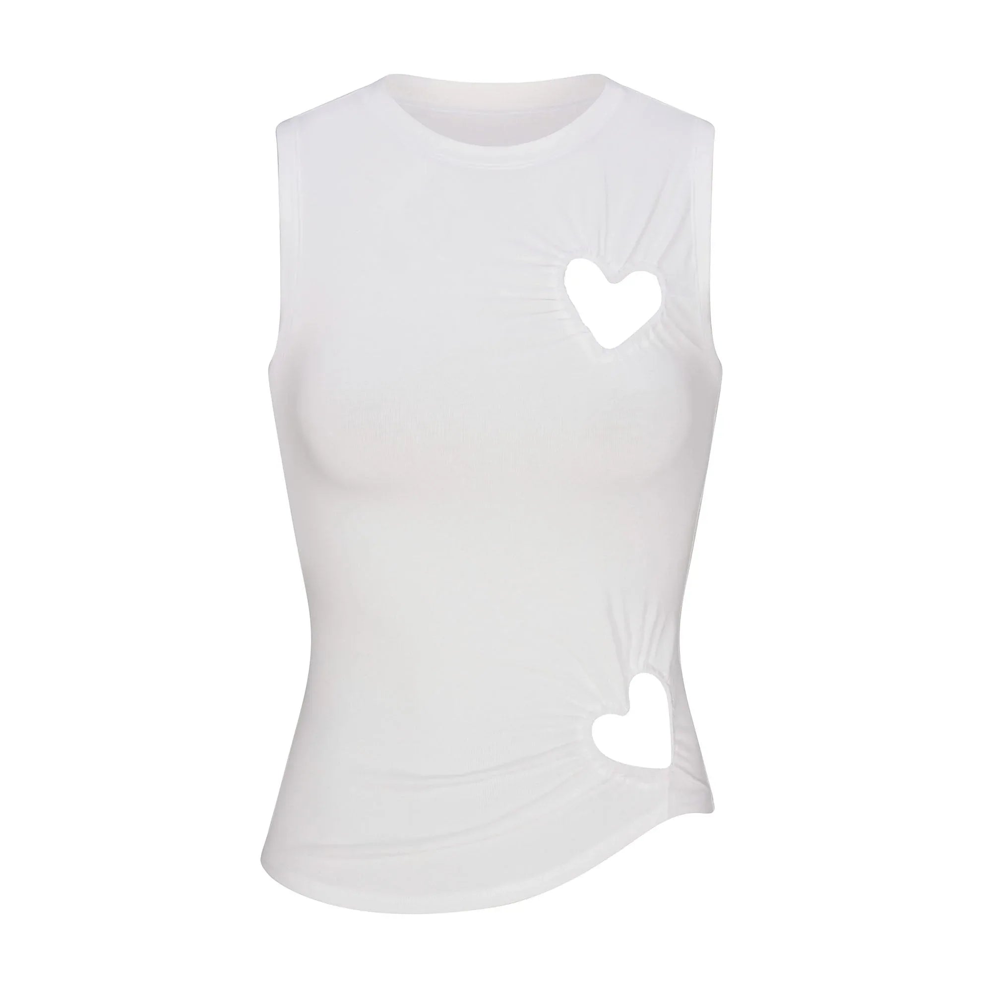 SKIMS COTTON JERSEY HEART TANK | SNOW - TİŞÖRT - My Suti