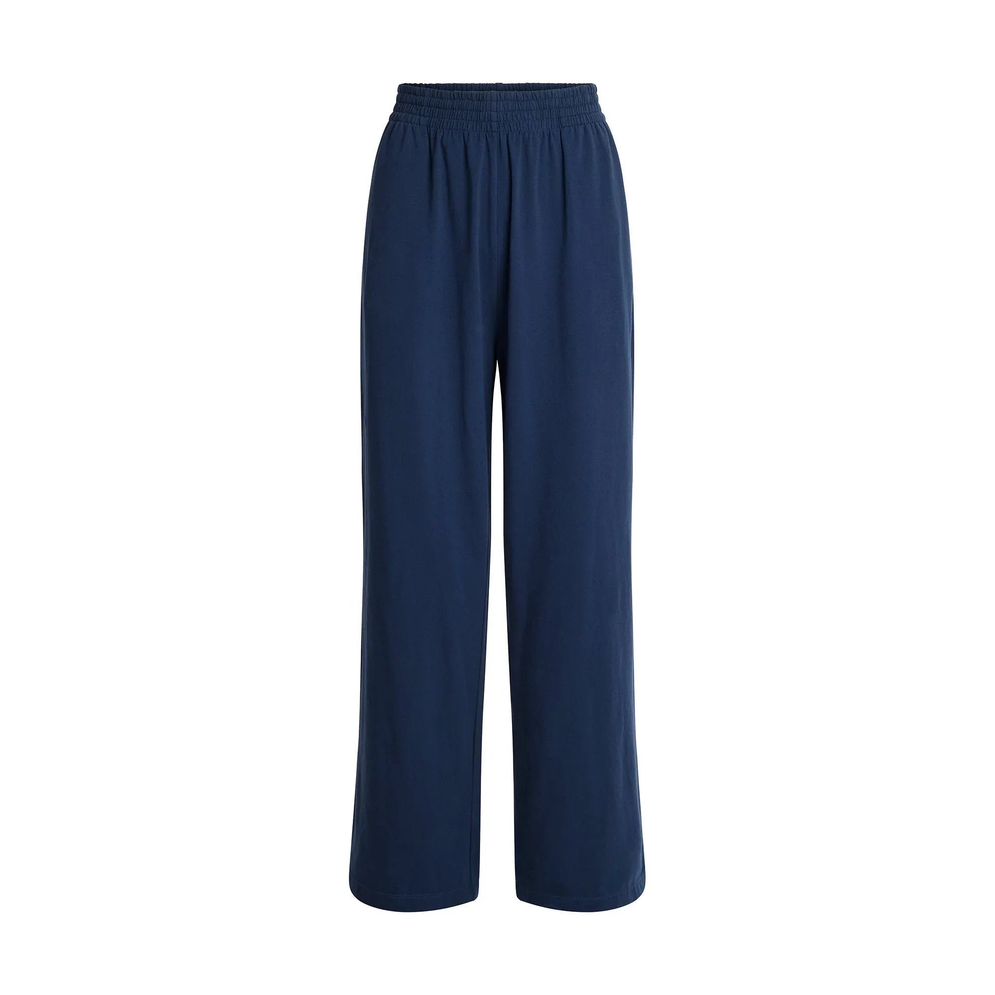 SKIMS COTTON JERSEY WIDE LEG PANT | NAVY - PANTOLON - My Suti
