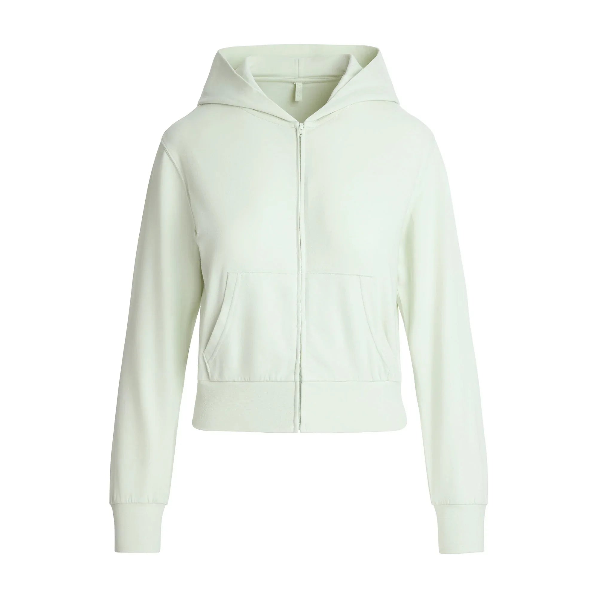 SKIMS COTTON JERSEY ZIP UP HOODIE | SPEARMINT - KAPŞONLU SWEATSHIRT - My Suti