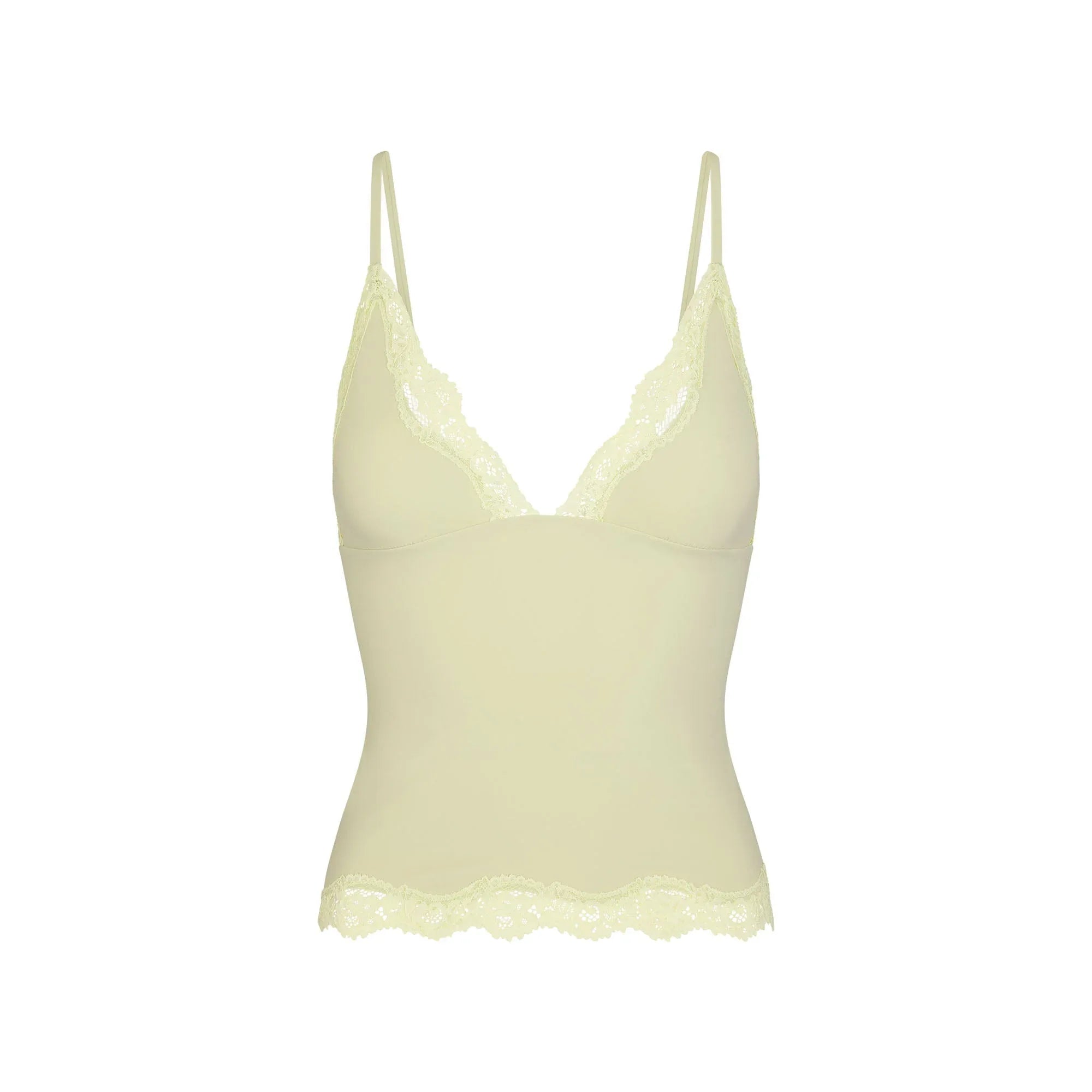 SKIMS FITS EVERYBODY LACE TRIANGLE CAMI | SAGE - TİŞÖRT - My Suti