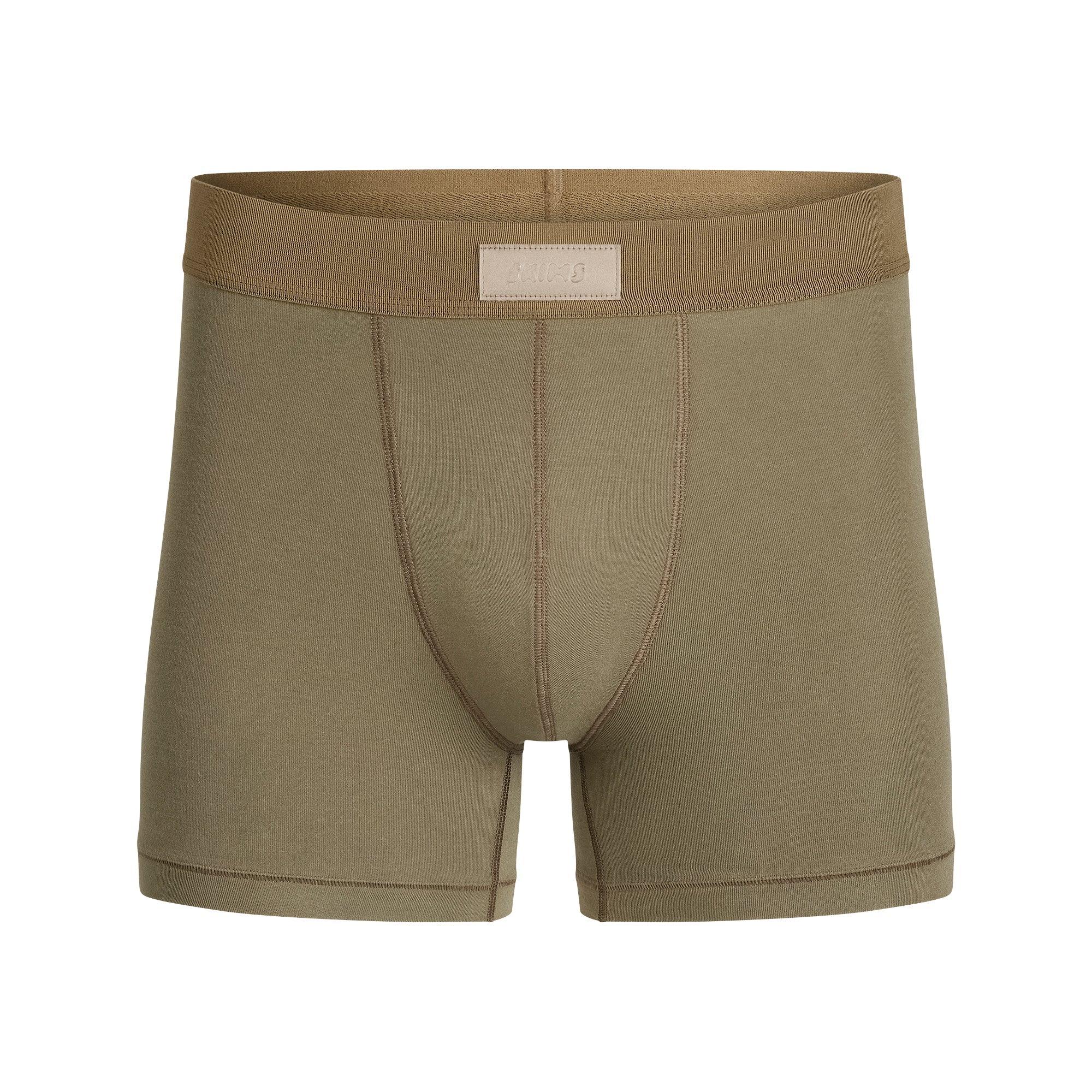 SKIMS COTTON MENS 3" BOXER BRIEF | ARMY - KUTU ŞORT - My Suti