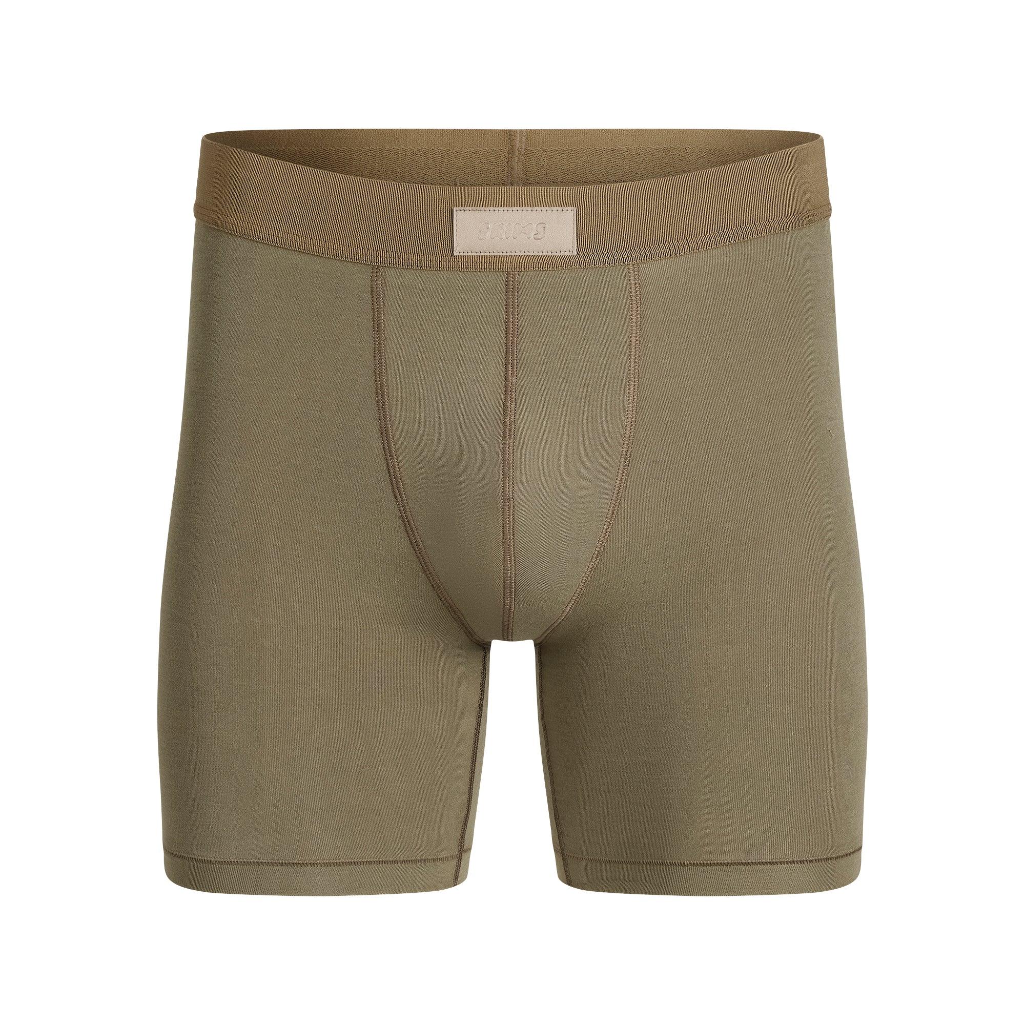 SKIMS COTTON MENS 5" BOXER BRIEF | ARMY - KUTU BRİF - My Suti