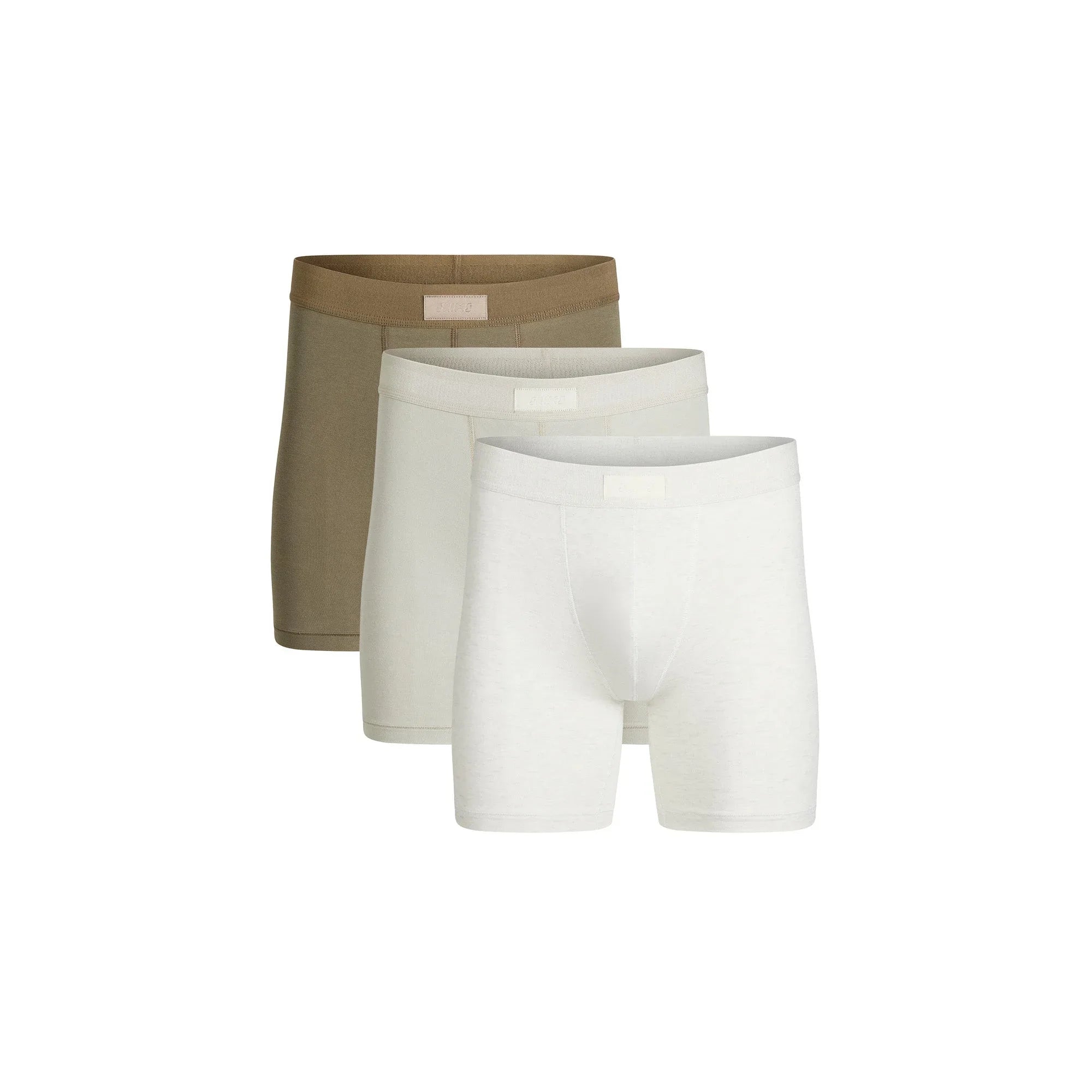 SKIMS COTTON MENS 5" BOXER BRIEF 3-PACK | ARMY MULTI - KUTU KALIP ŞORT - My Suti