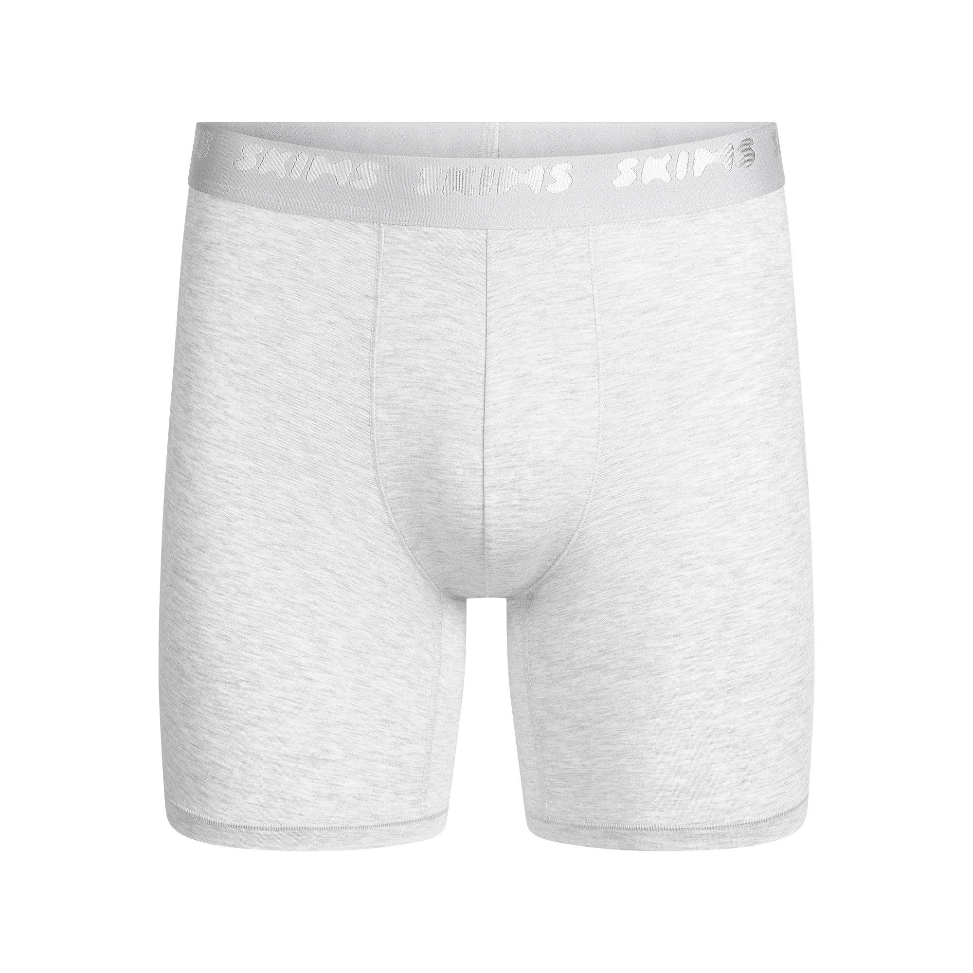 SKIMS STRETCH MENS 5" BOXER BRIEF | LIGHT HEATHER GREY - KUTU BRİEF - My Suti