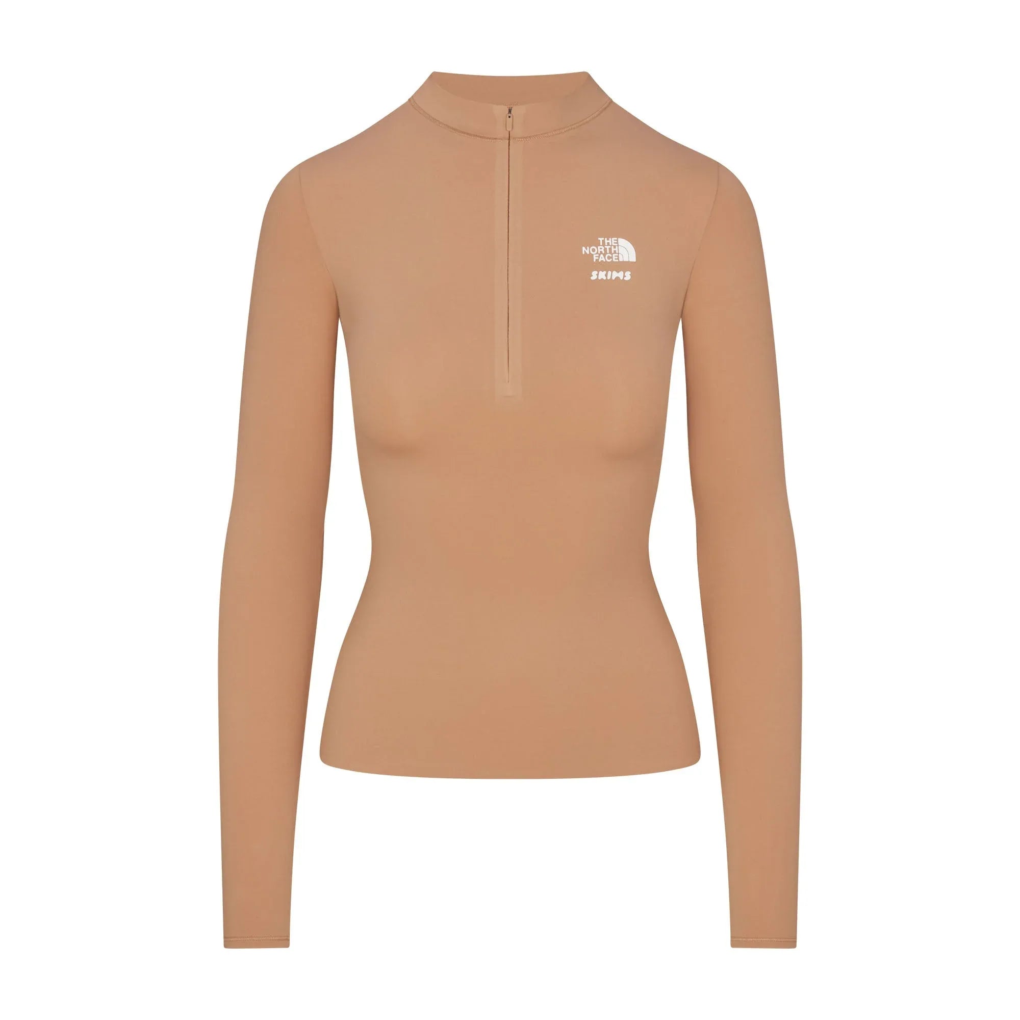 SKIMS THE NORTH FACE X REFINA LONG SLEEVE TOP | OCHRE - T-SHIRT - My Suti