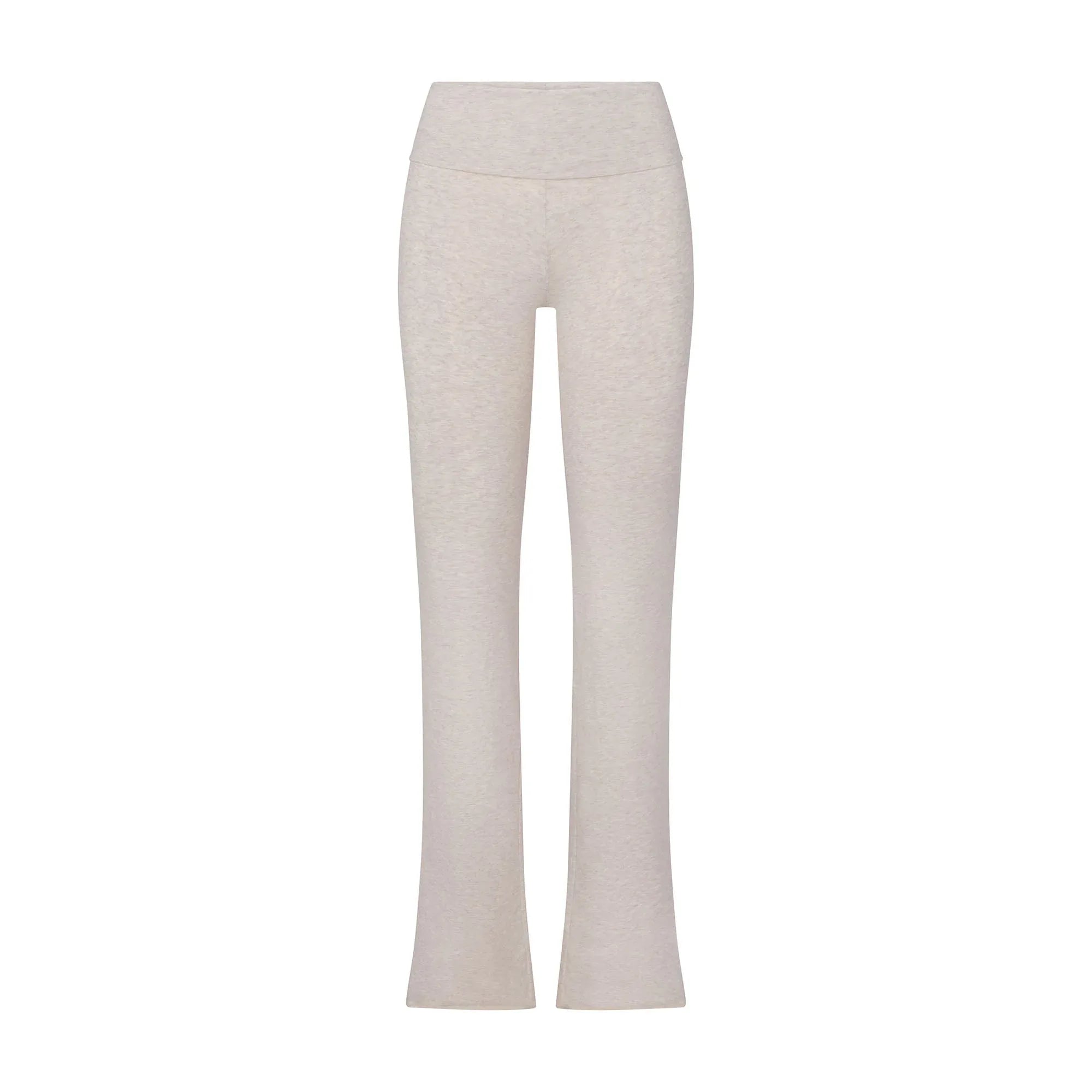 SKIMS COTTON JERSEY FOLDOVER PANT | HEATHER OATMEAL - TAYT - My Suti