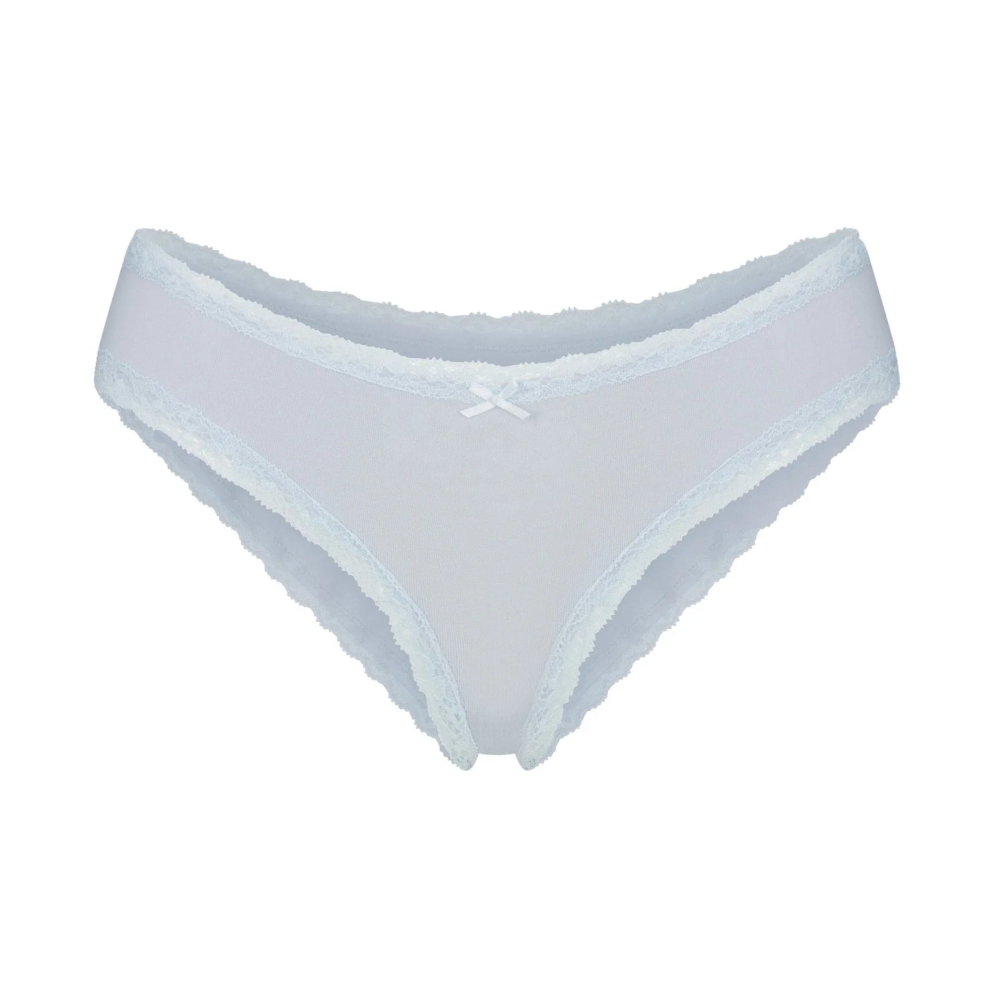 SKIMS LIGHTWEIGHT COTTON LACE BRIEF | ZEN BLUE - KÜLOT - My Suti