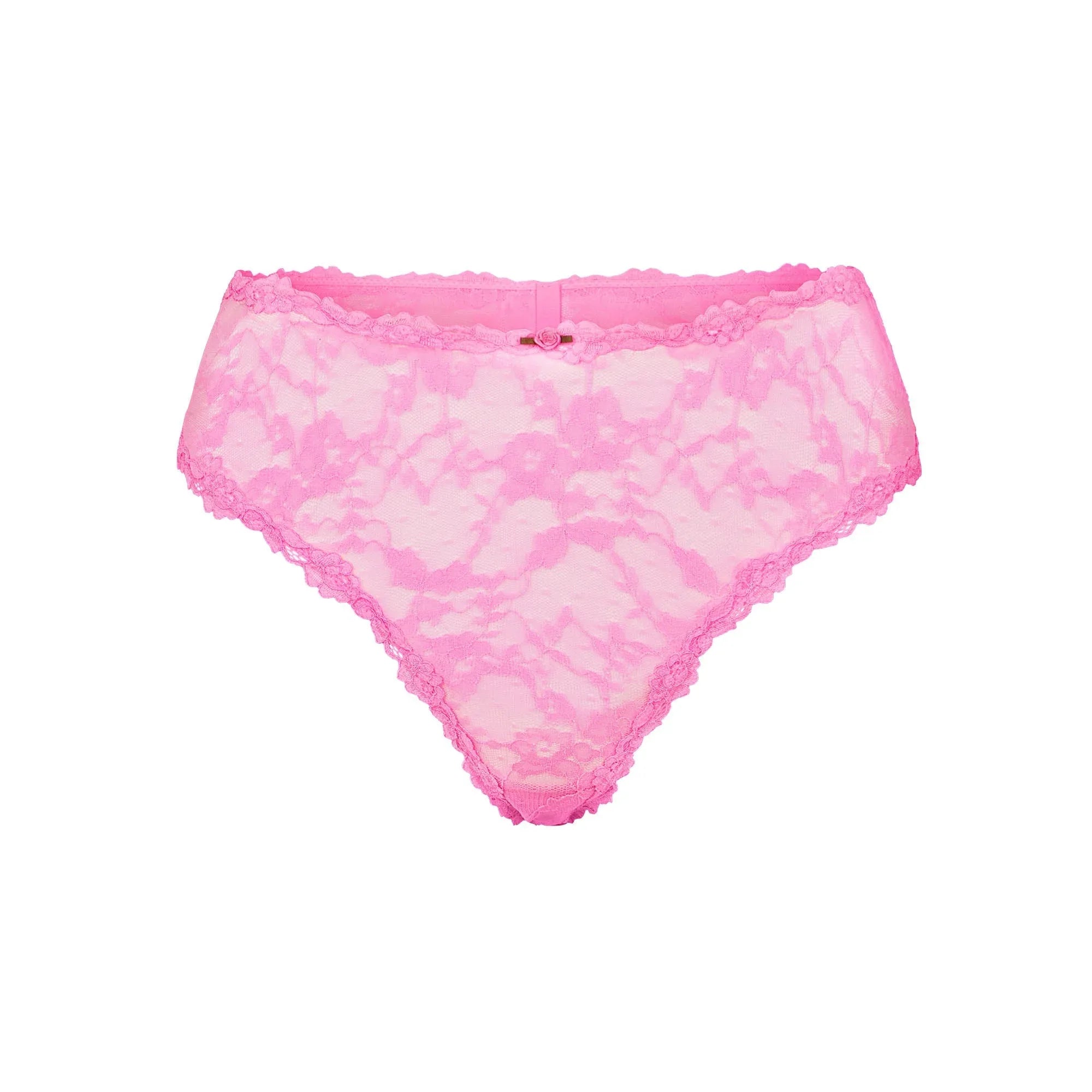 SKIMS STRETCH LACE BRIEF | SUGAR PINK - KÜLOT - My Suti