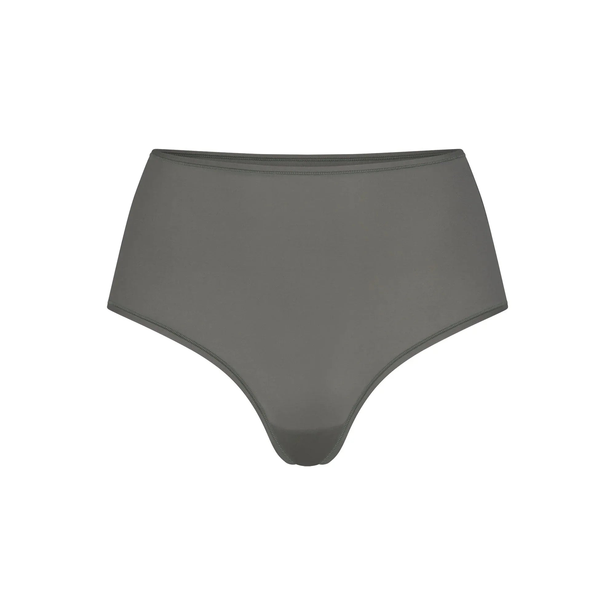 SKIMS FITS EVERYBODY HIGH-WAISTED THONG | GUNMETAL - TANGA - My Suti