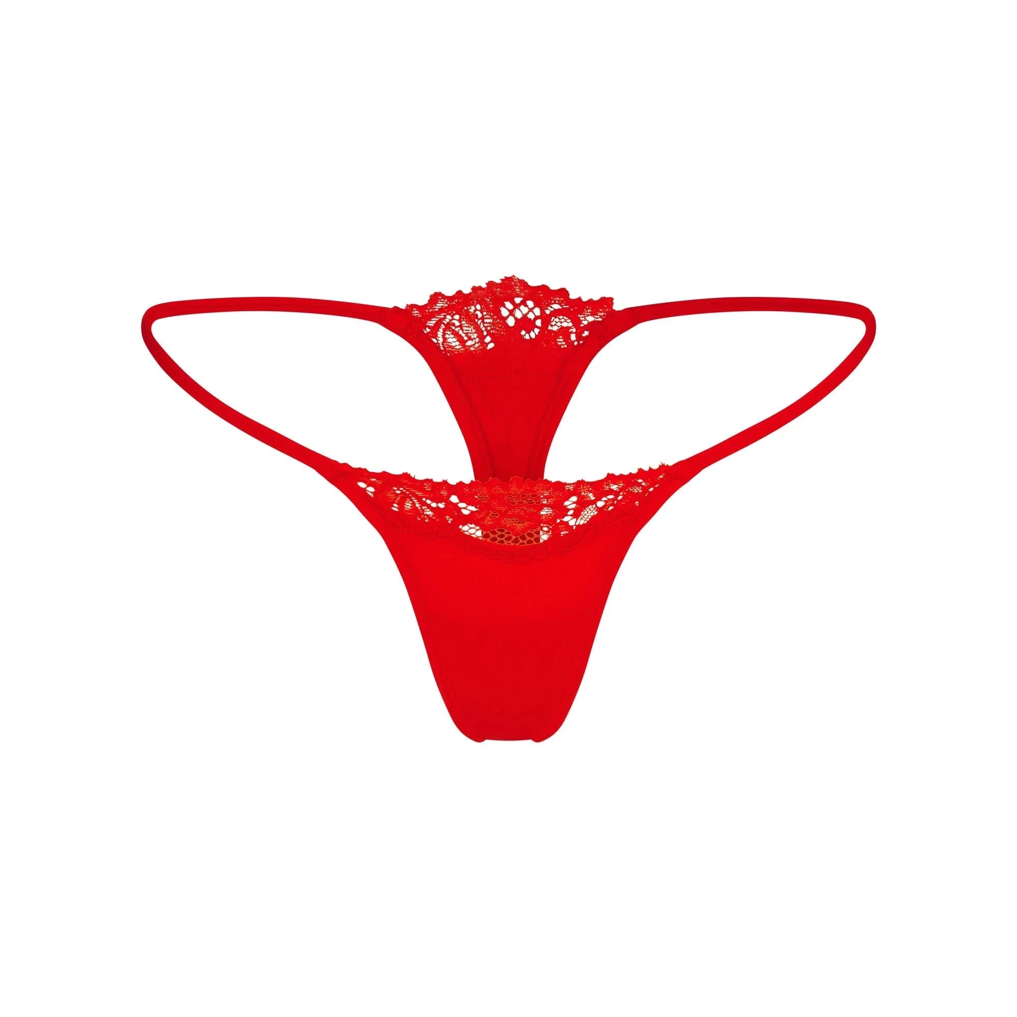 SKIMS FITS EVERYBODY LACE STRING THONG | CAYENNE - İP THONG - My Suti
