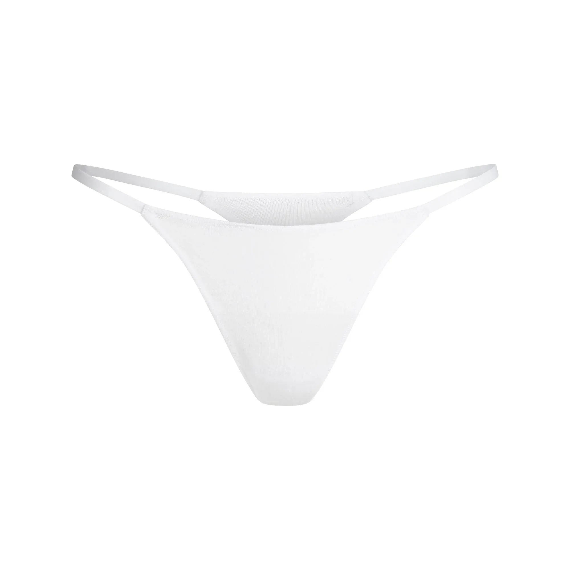 SKIMS LIGHTWEIGHT COTTON STRING THONG | SNOW - İP THONG - My Suti