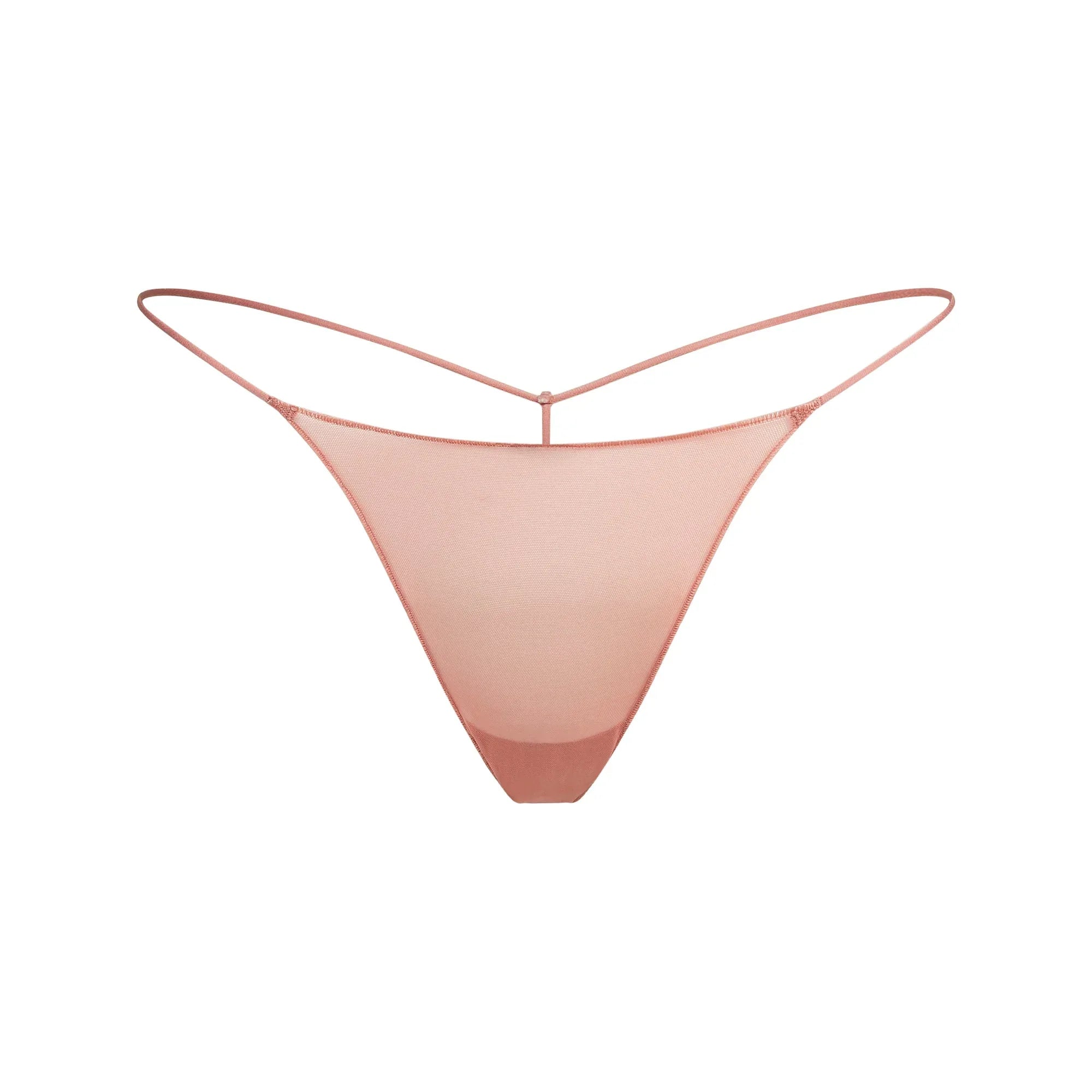 SKIMS ULTRA FINE MESH STRING THONG | TERRACOTTA - İP THONG - My Suti