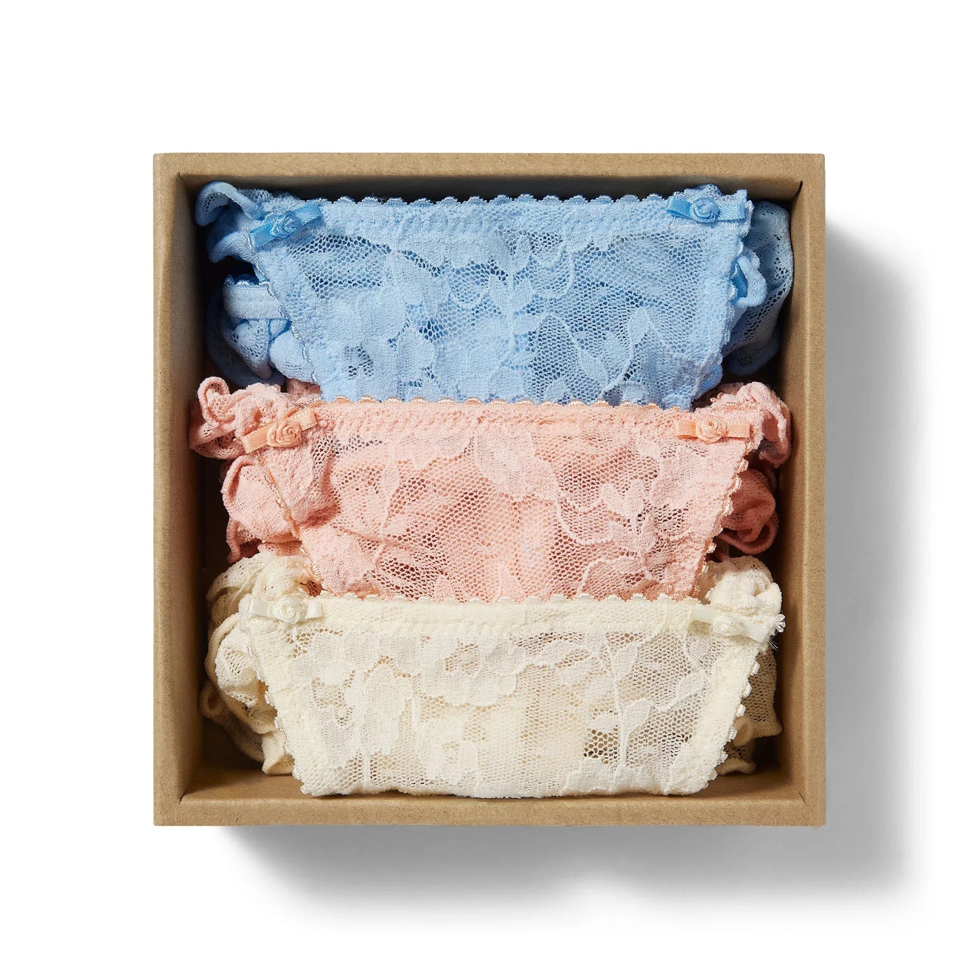 SKIMS STRETCH LACE BUTTERFLY THONG 3-PACK | VILLA MULTI - İP ASKILI TANGA - My Suti