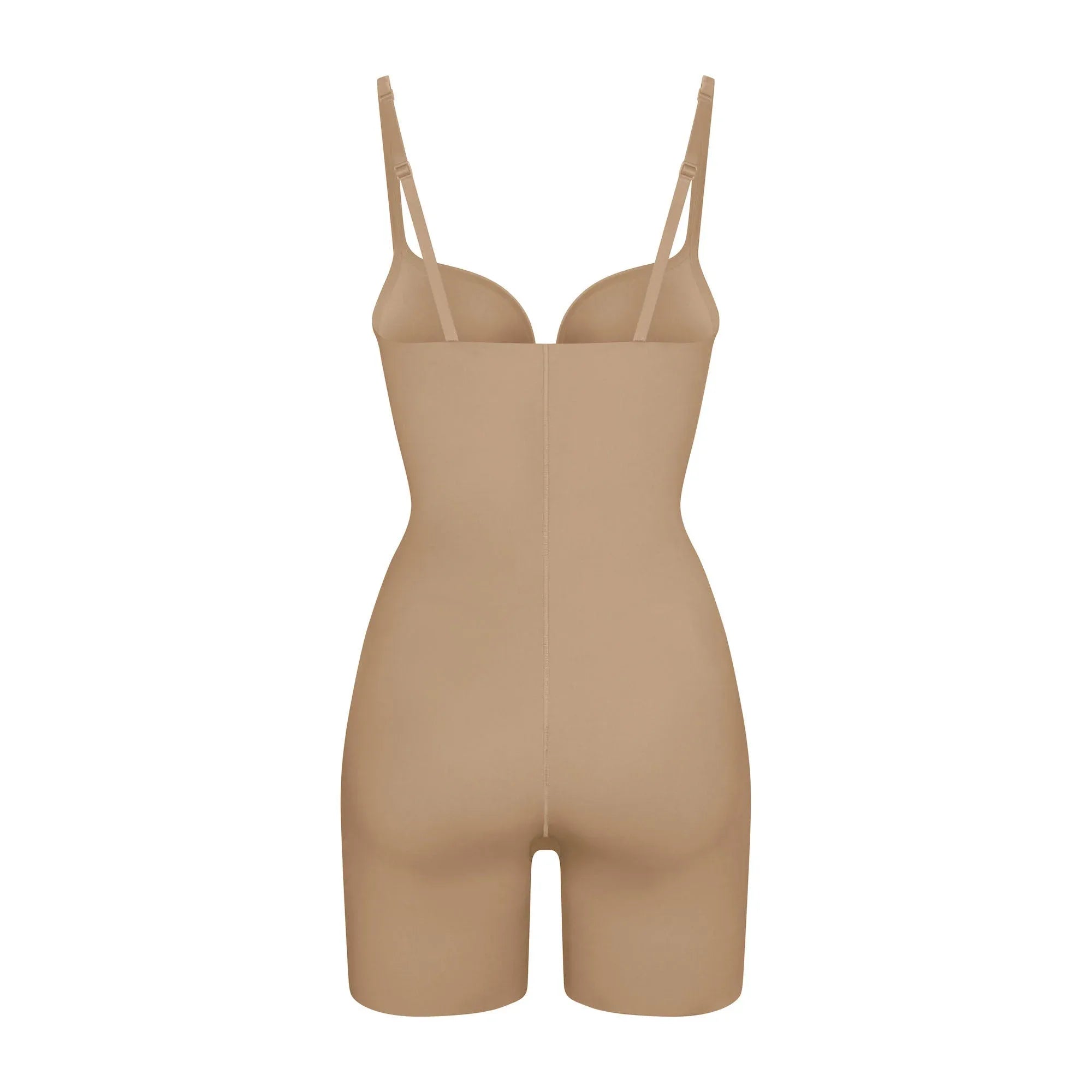 SKIMS ULTIMATE BODY PUSH-UP BUTT ENHANCING PADDED MID THIGH BODYSUIT | CLAY - BODYSUIT - My Suti