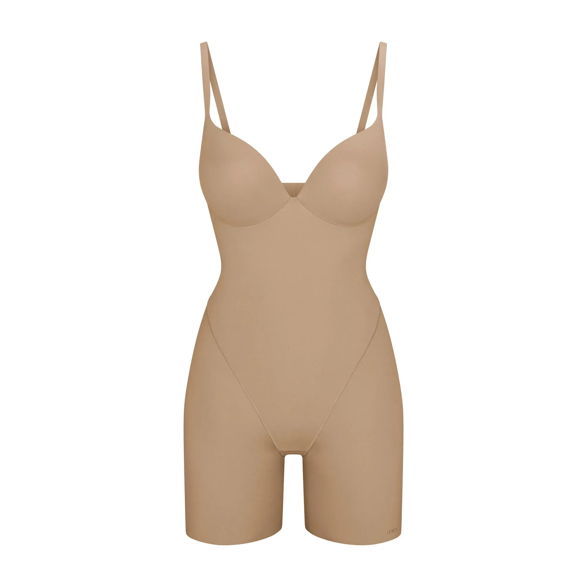 SKIMS ULTIMATE BODY PUSH-UP BUTT ENHANCING PADDED MID THIGH BODYSUIT | CLAY - BODYSUIT - My Suti
