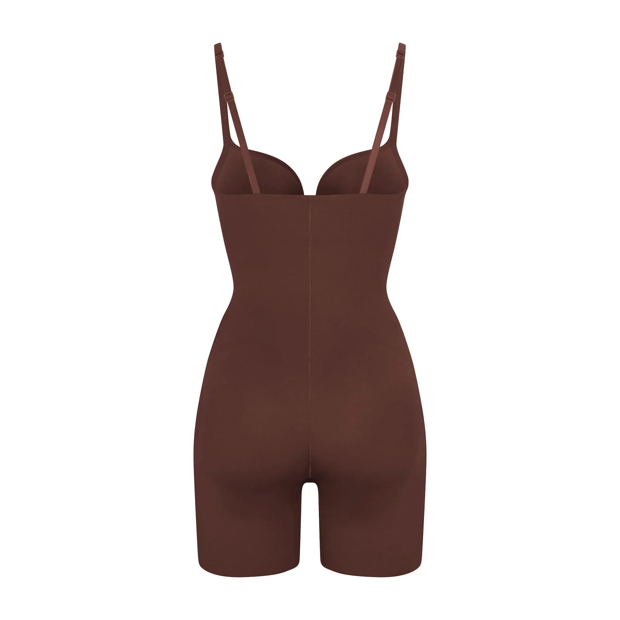 SKIMS ULTIMATE BODY PUSH-UP BUTT ENHANCING PADDED MID THIGH BODYSUIT | COCOA - BODYSUIT - My Suti