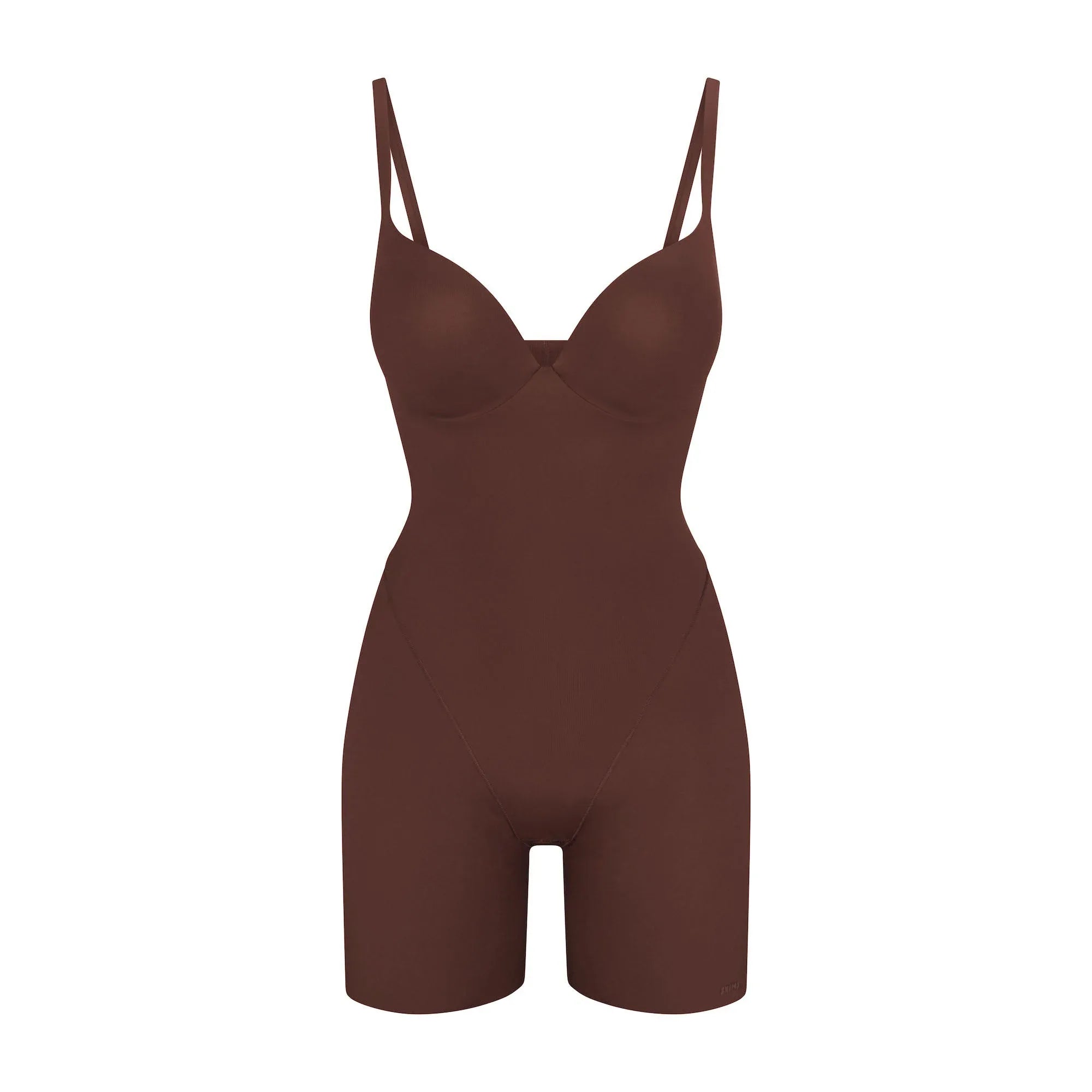 SKIMS ULTIMATE BODY PUSH-UP BUTT ENHANCING PADDED MID THIGH BODYSUIT | COCOA - BODYSUIT - My Suti