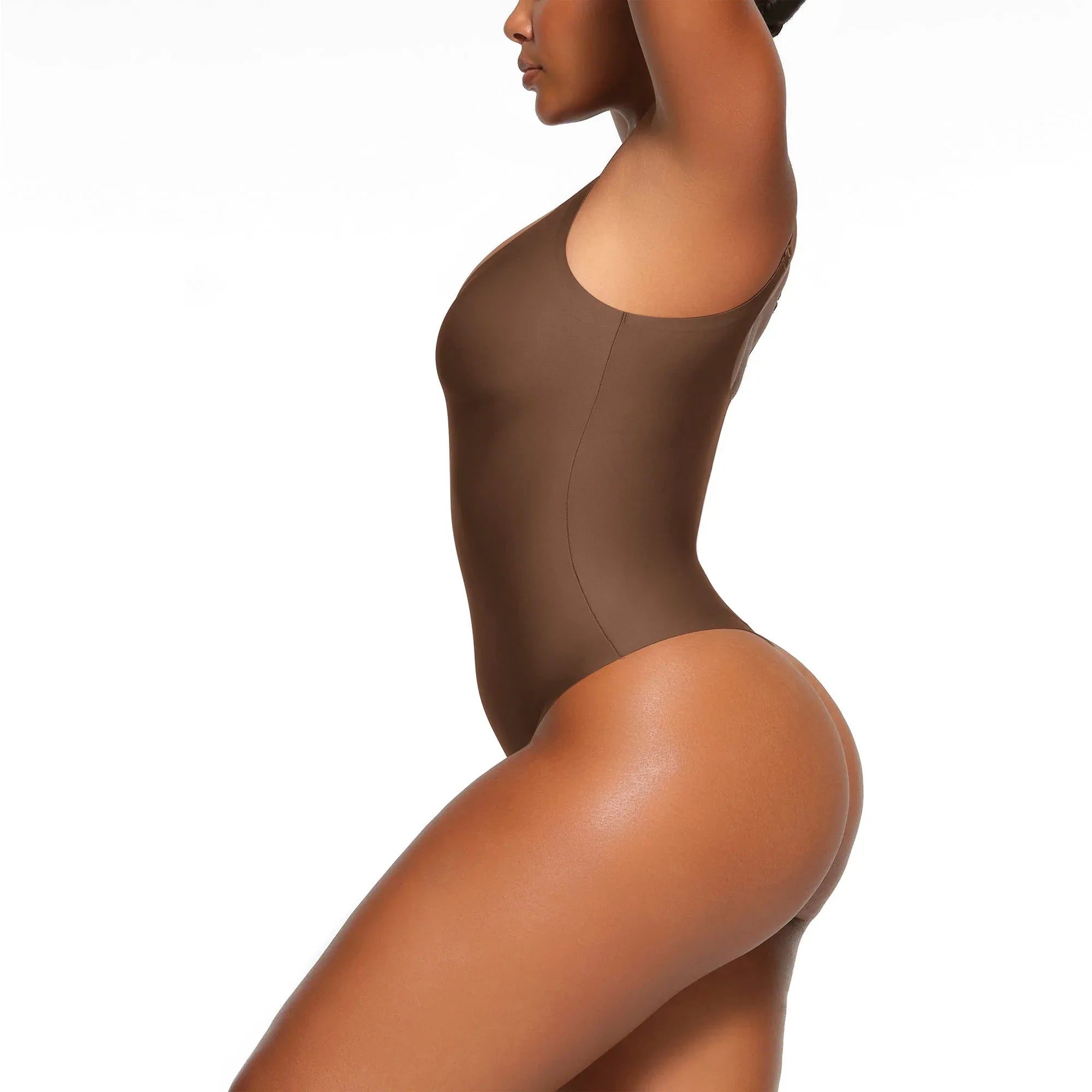 SKIMS BODY UNLINED PLUNGE THONG BODYSUIT | JASPER - BODYSUIT - My Suti