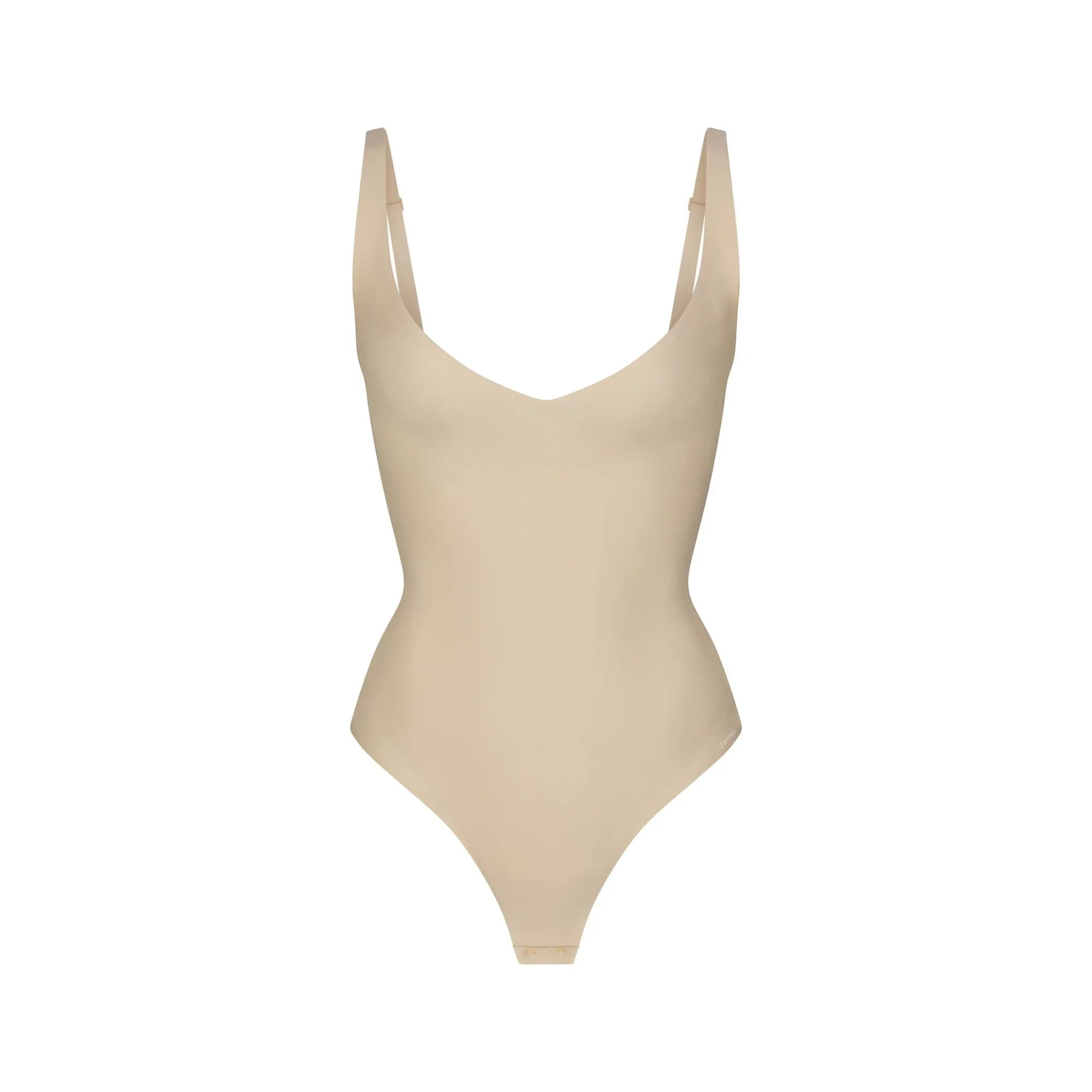 SKIMS BODY CORE SCULPT PLUNGE THONG BODYSUIT | SAND - BODYSUIT - My Suti