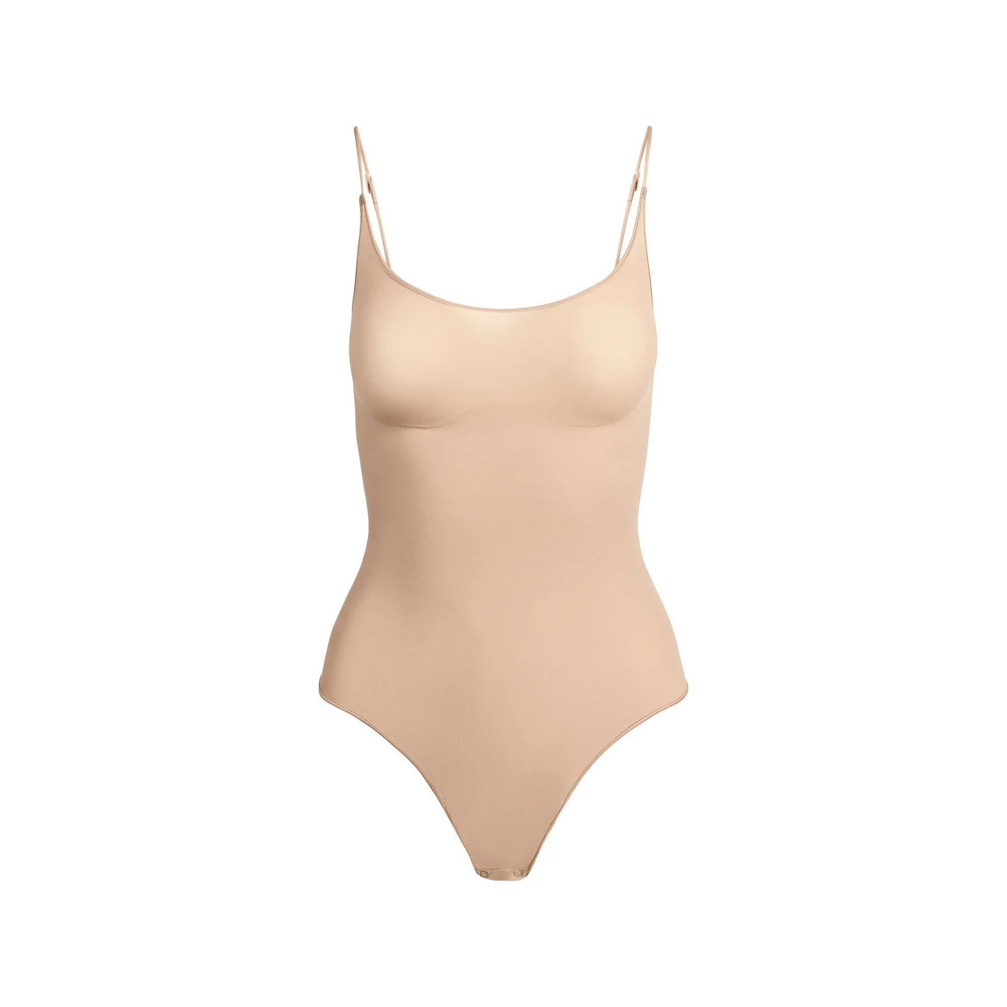 SKIMS SHEER SEAMLESS THONG BODYSUIT | CLAY - BODYSUIT - My Suti