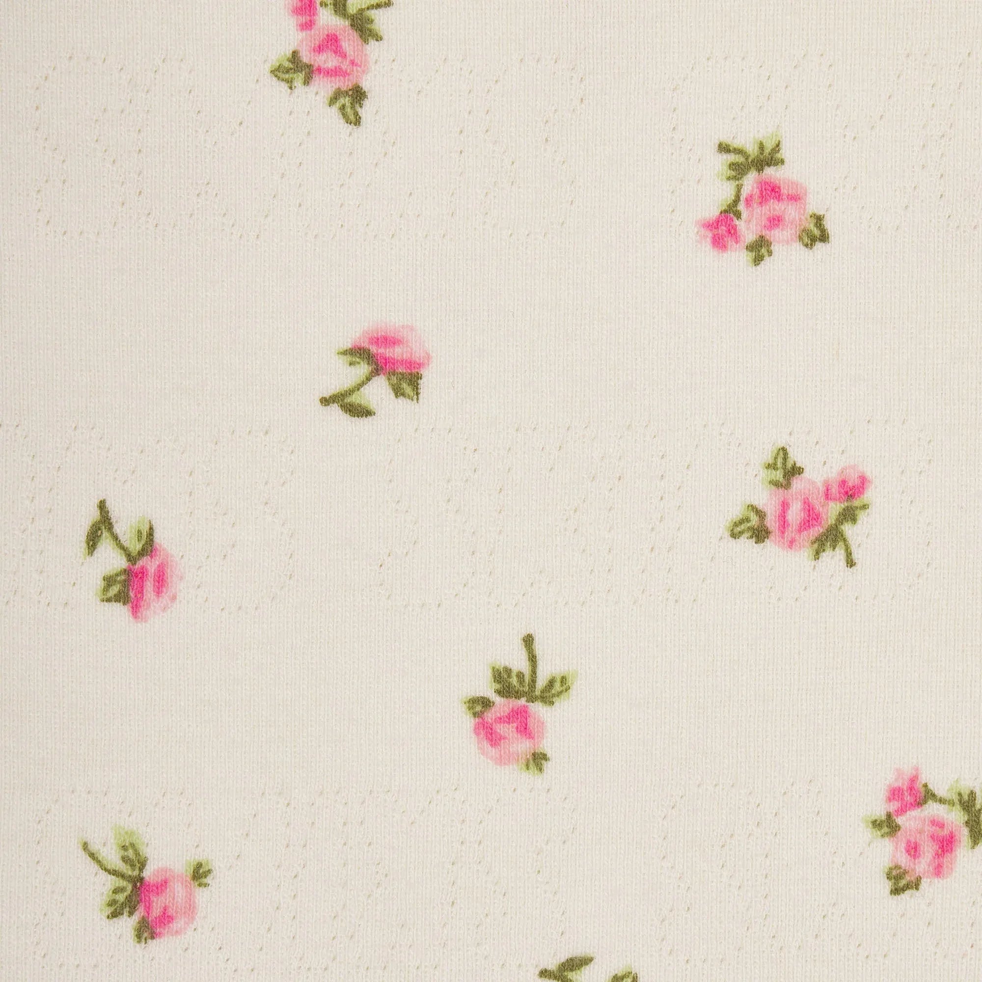 SKIMS LOGO POINTELLE STRAIGHT LEG PANT | MARBLE PINK ROSEBUD PRINT - PANTOLON - My Suti