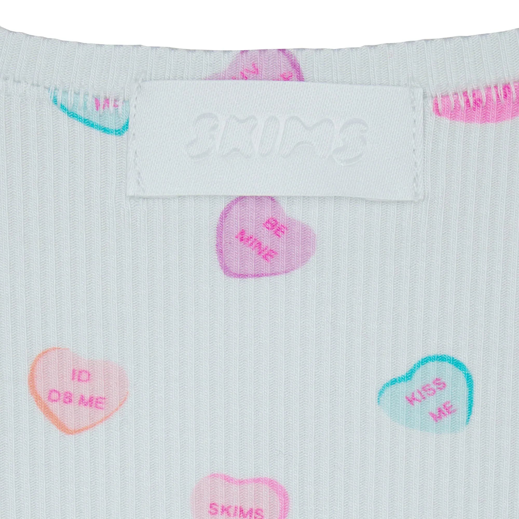 SKIMS SOFT LOUNGE TANK | CLOUD CANDY HEART PRINT - KİLOTLU ÇORAP - My Suti