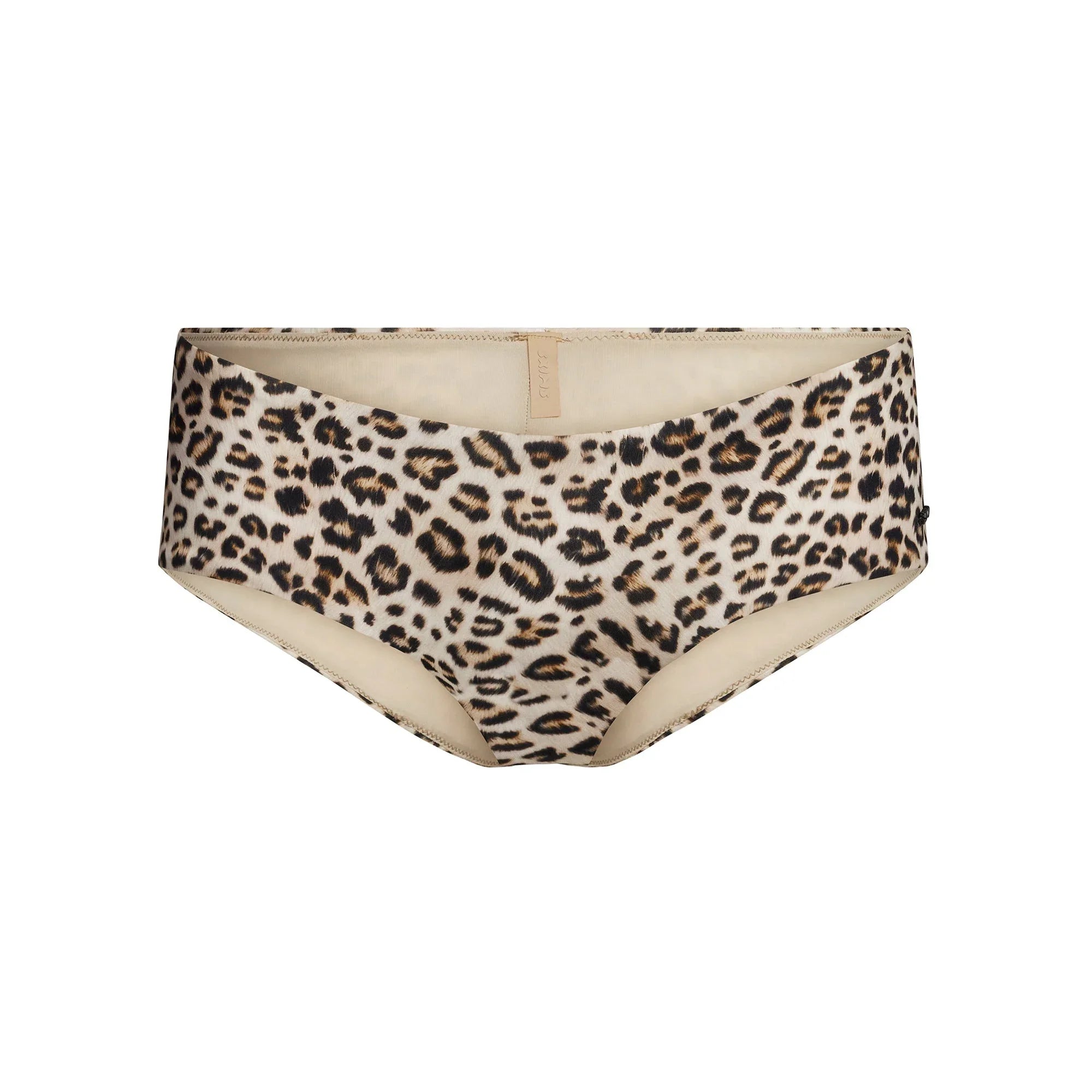 SKIMS SIGNATURE SWIM HIPSTER BIKINI BOTTOM | CHAMPAGNE LEOPARD PRINT - BIKINI ALT - My Suti
