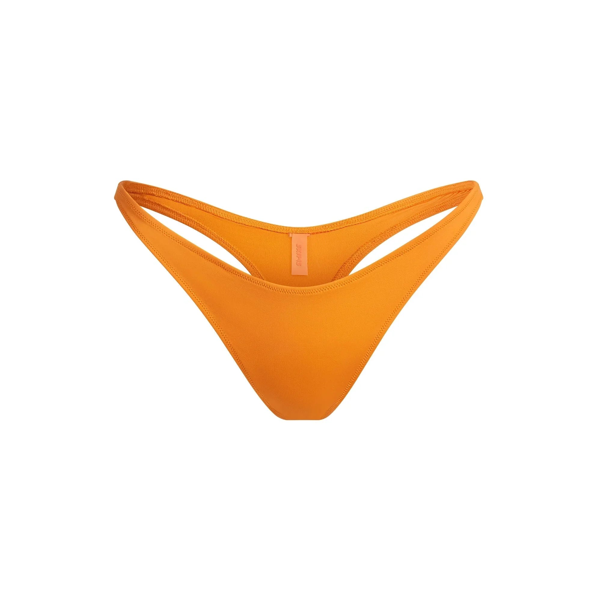 SKIMS SIGNATURE SWIM THONG BIKINI BOTTOM | TANGERINE - BIKINI ALT - My Suti