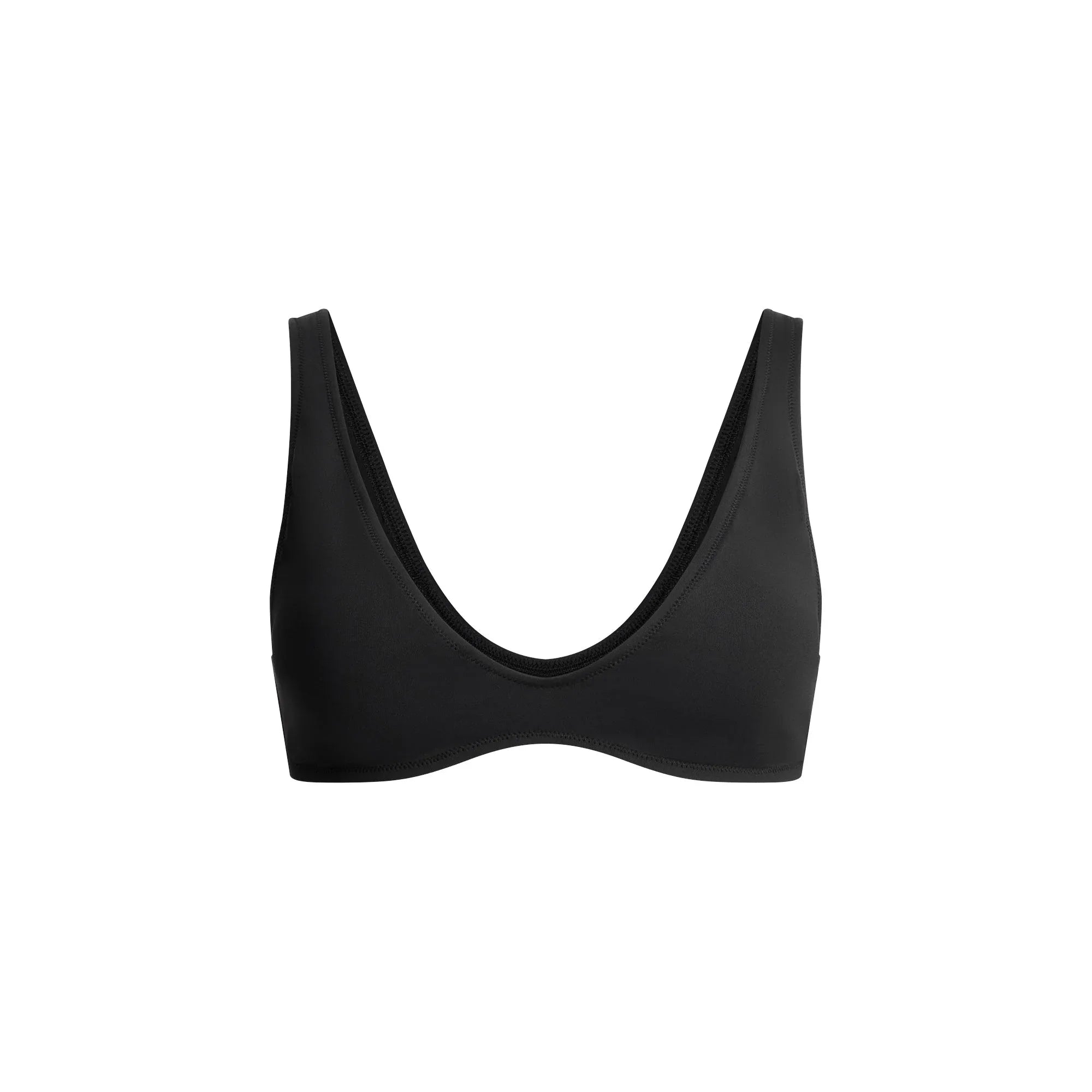 SKIMS SIGNATURE SWIM PLUNGE BIKINI TOP | ONYX - BIKINI ÜSTÜ - My Suti