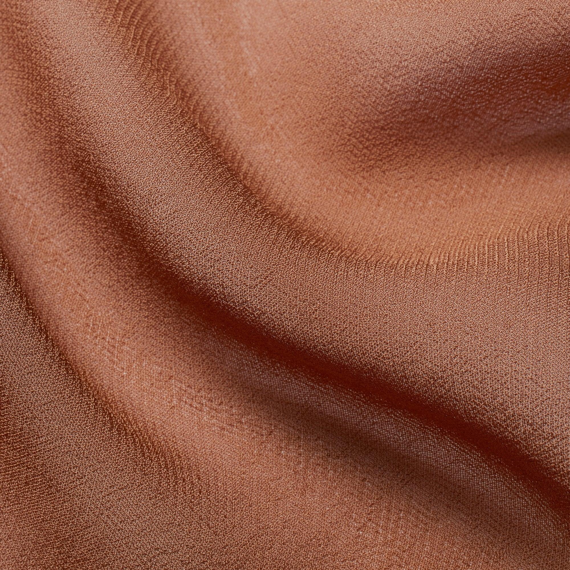 SKIMS SHEER COVER-UPS LONG SLEEVE MINI DRESS | CHESTNUT - ELBİSE - My Suti