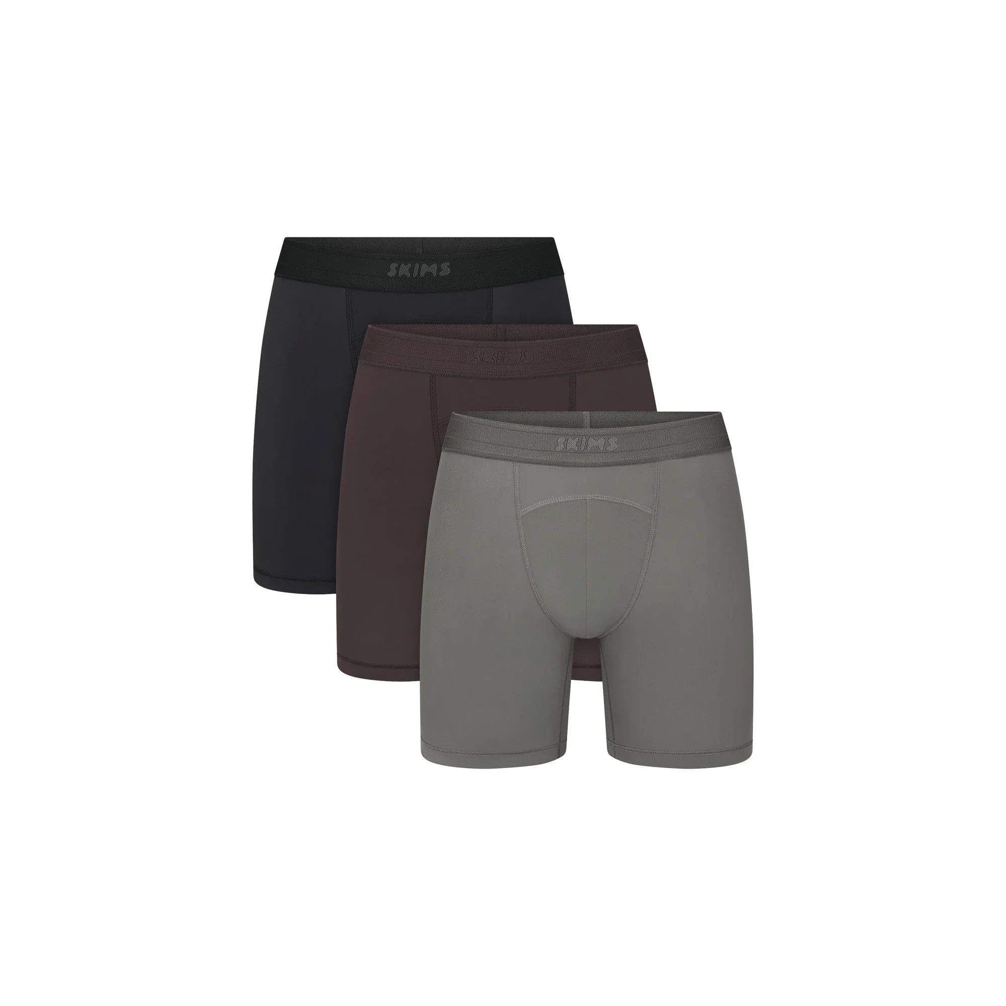 SKIMS SPORT MENS 5" BOXER BRIEF 3-PACK | OBSIDIAN MULTI - KUTU KALIP ŞORT - My Suti