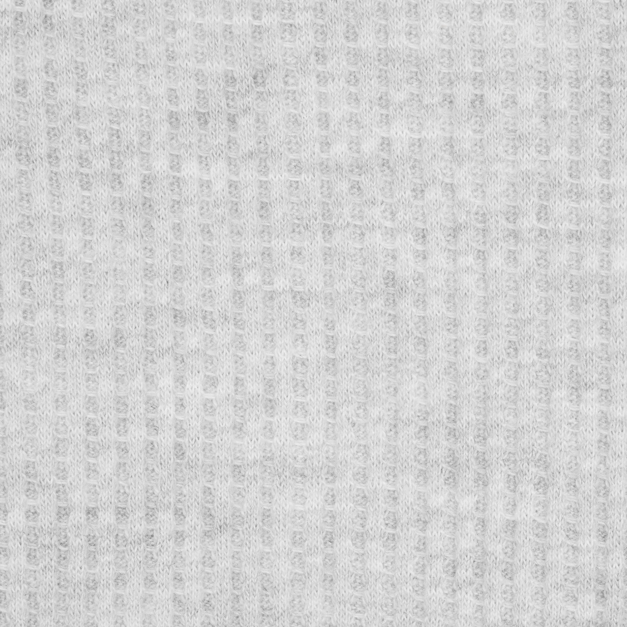 SKIMS WAFFLE MENS LONG SLEEVE T-SHIRT | LIGHT HEATHER GREY - TİŞÖRT - My Suti