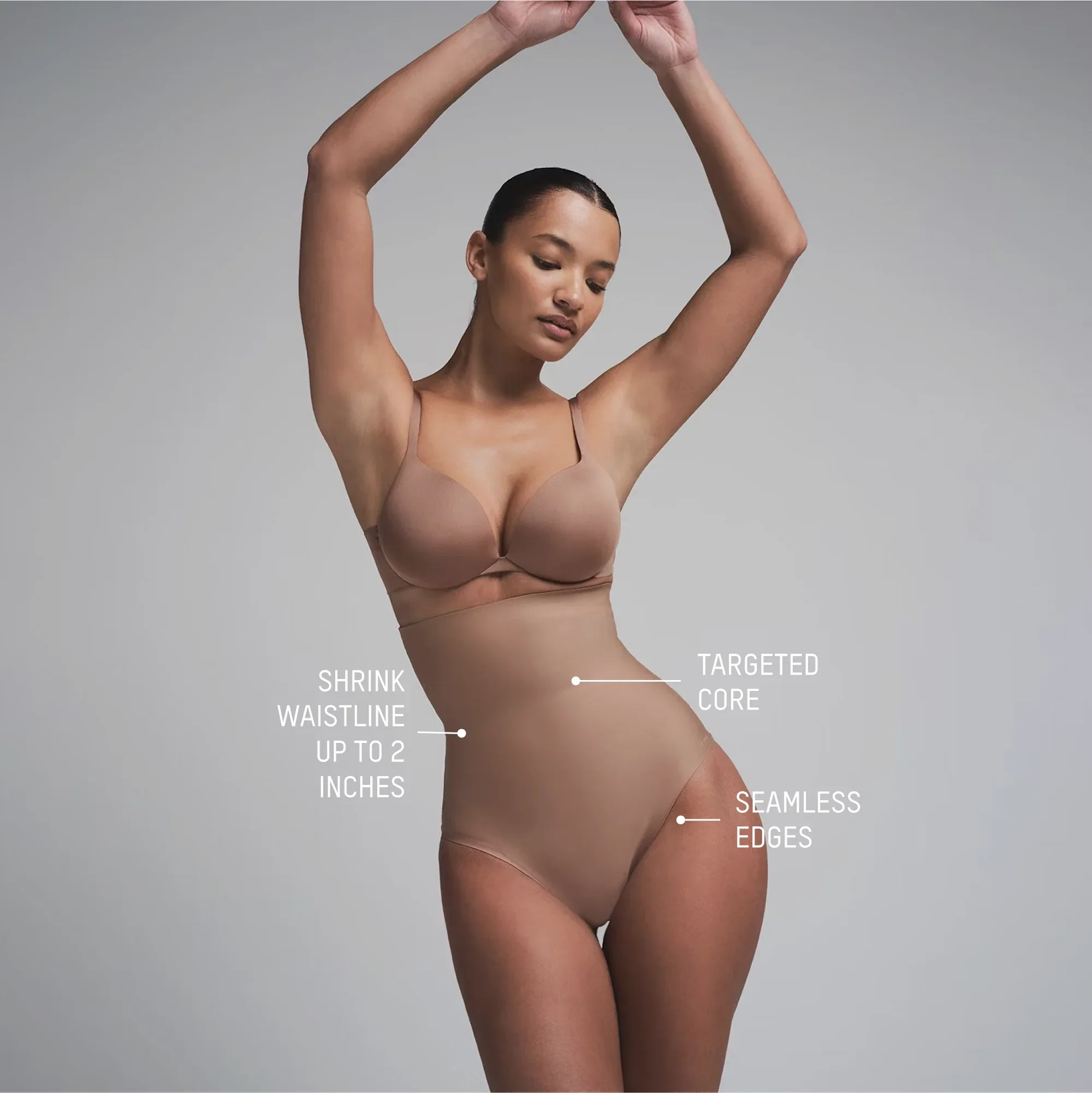 SKIMS BODY CORE SCULPT HIGH-WAISTED BRIEF | COCOA - KÜLOT - My Suti