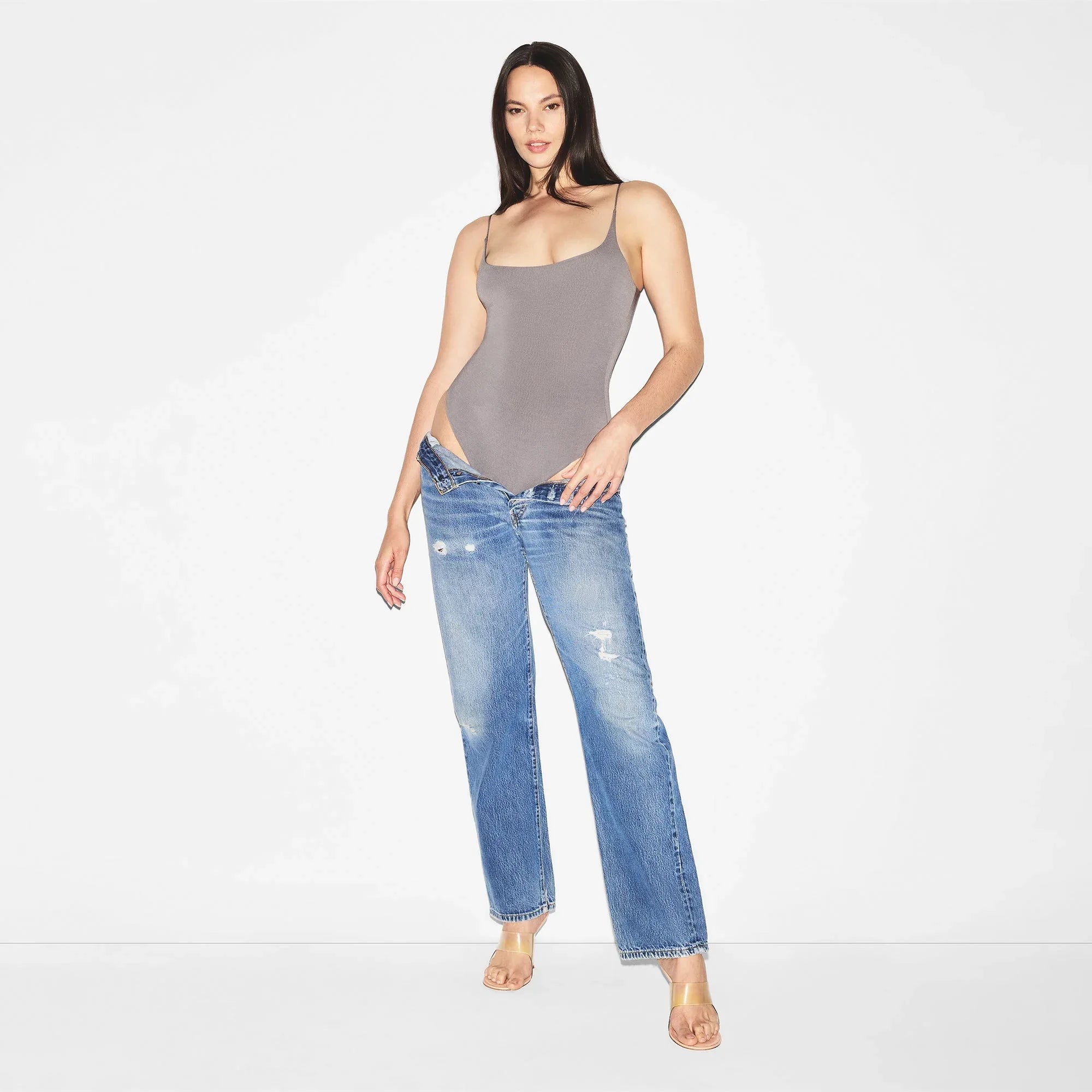 SKIMS MODAL BRIEF BODYSUIT | SHADOW - BODY - My Suti