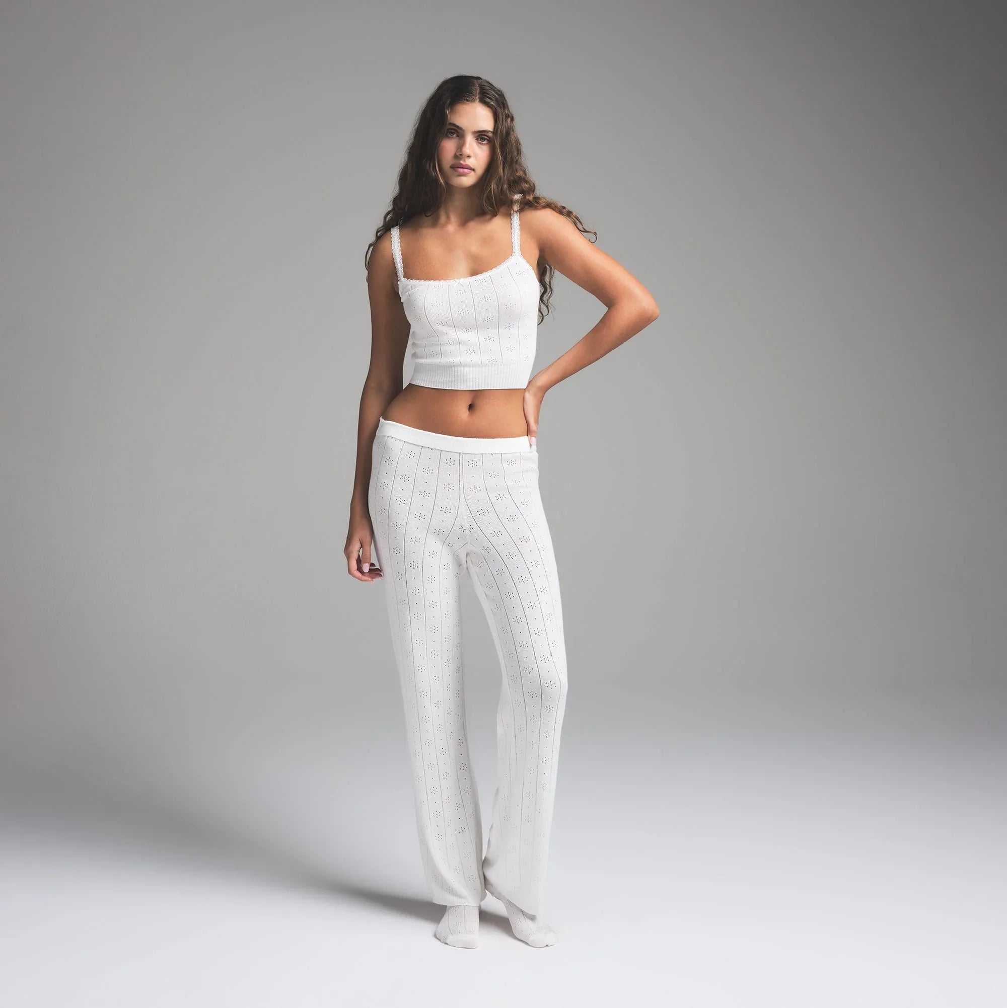 SKIMS SWEATER POINTELLE CAMI | MARBLE - KAMİZOL - My Suti