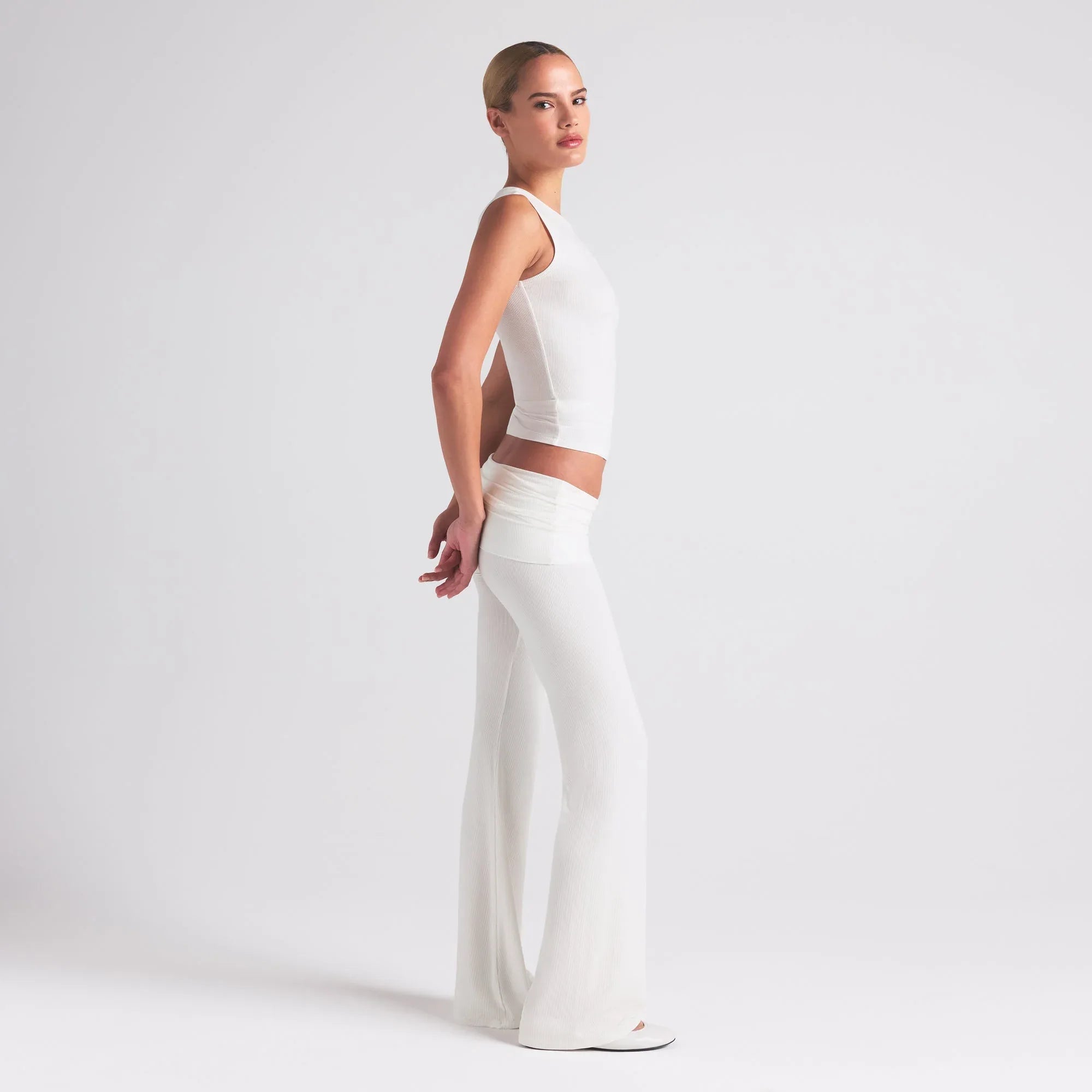 SKIMS SOFT LOUNGE V NECK TANK | MARBLE - TİŞÖRT - My Suti