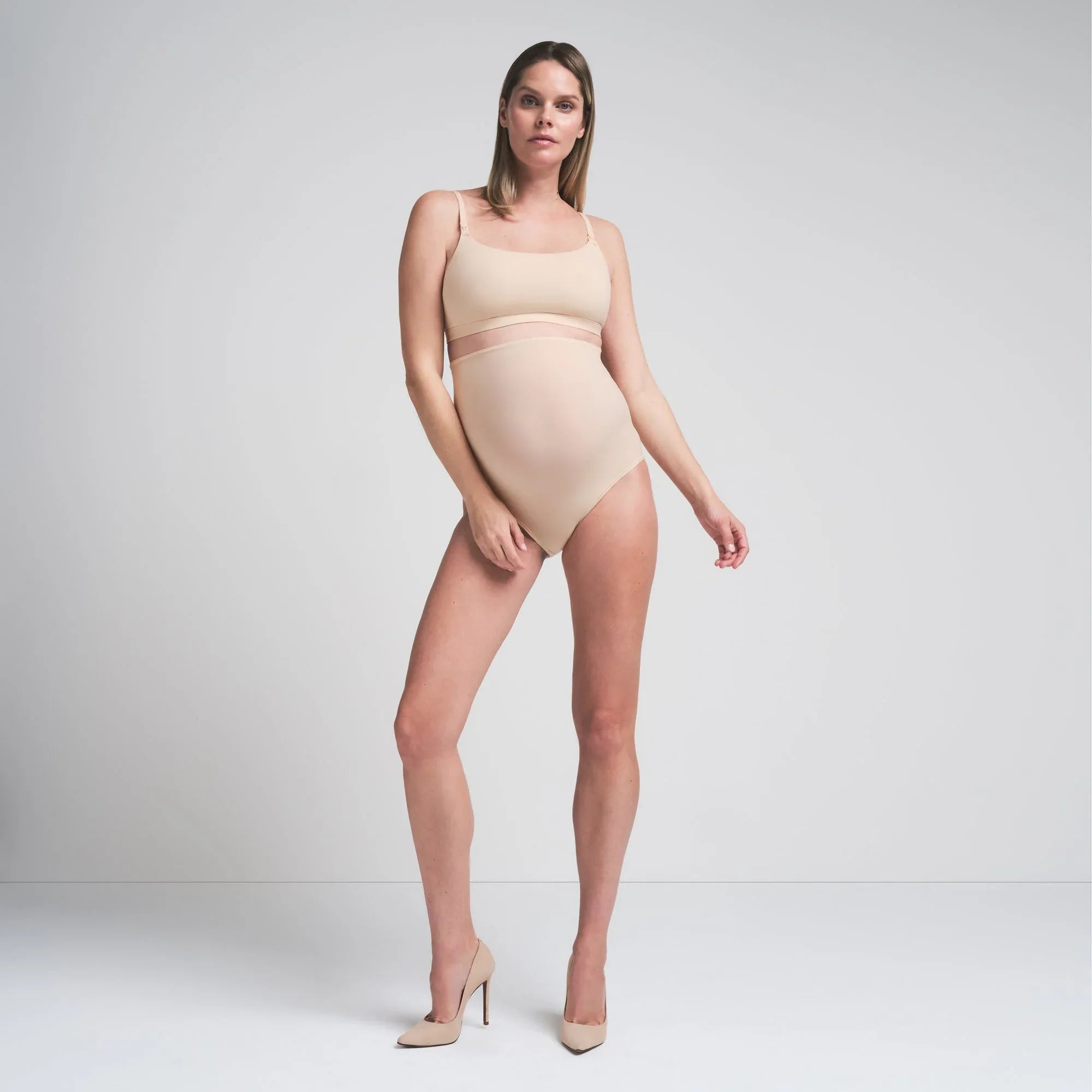 SKIMS FITS EVERYBODY MATERNITY NURSING SCOOP BRALETTE | SAND - SÜTYEN - My Suti