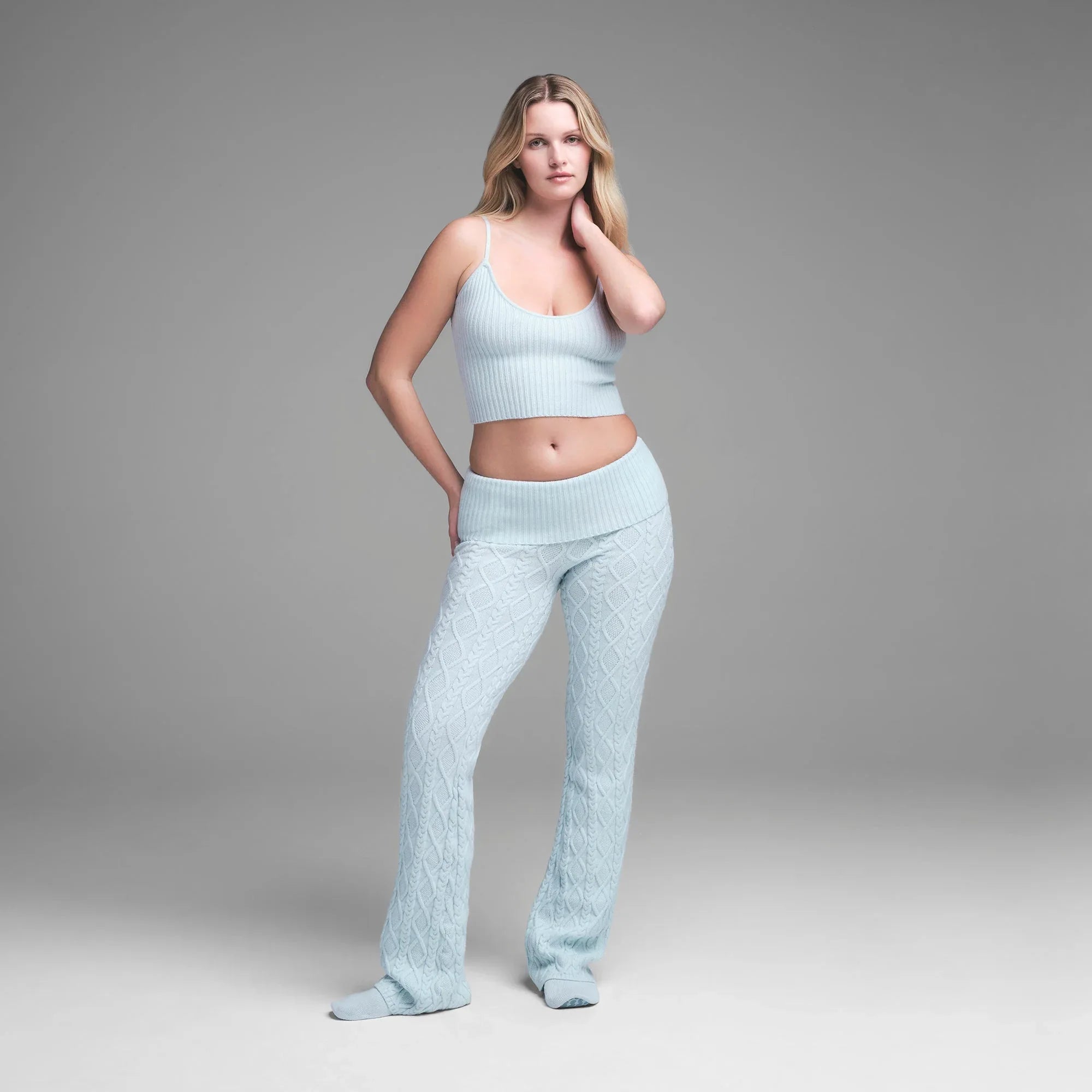 SKIMS SWEATER KNIT CAMI | CLOUD - TİŞÖRT - My Suti