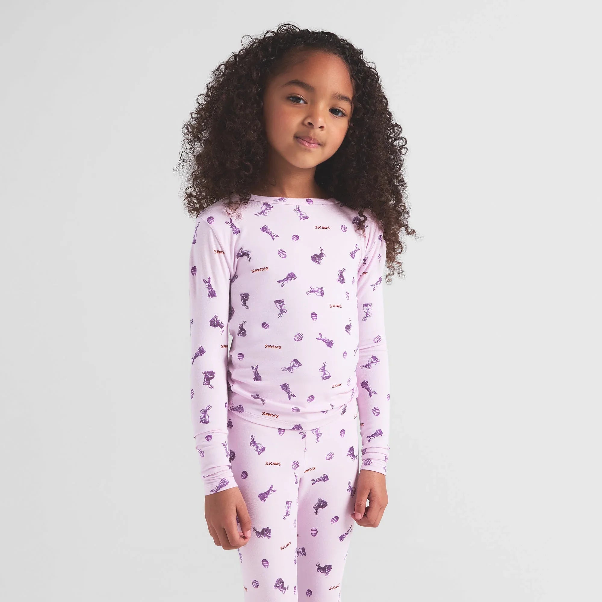 SKIMS SLEEP KIDS SLEEP SET | WILDROSE BUNNY PRINT - TAKIM - My Suti