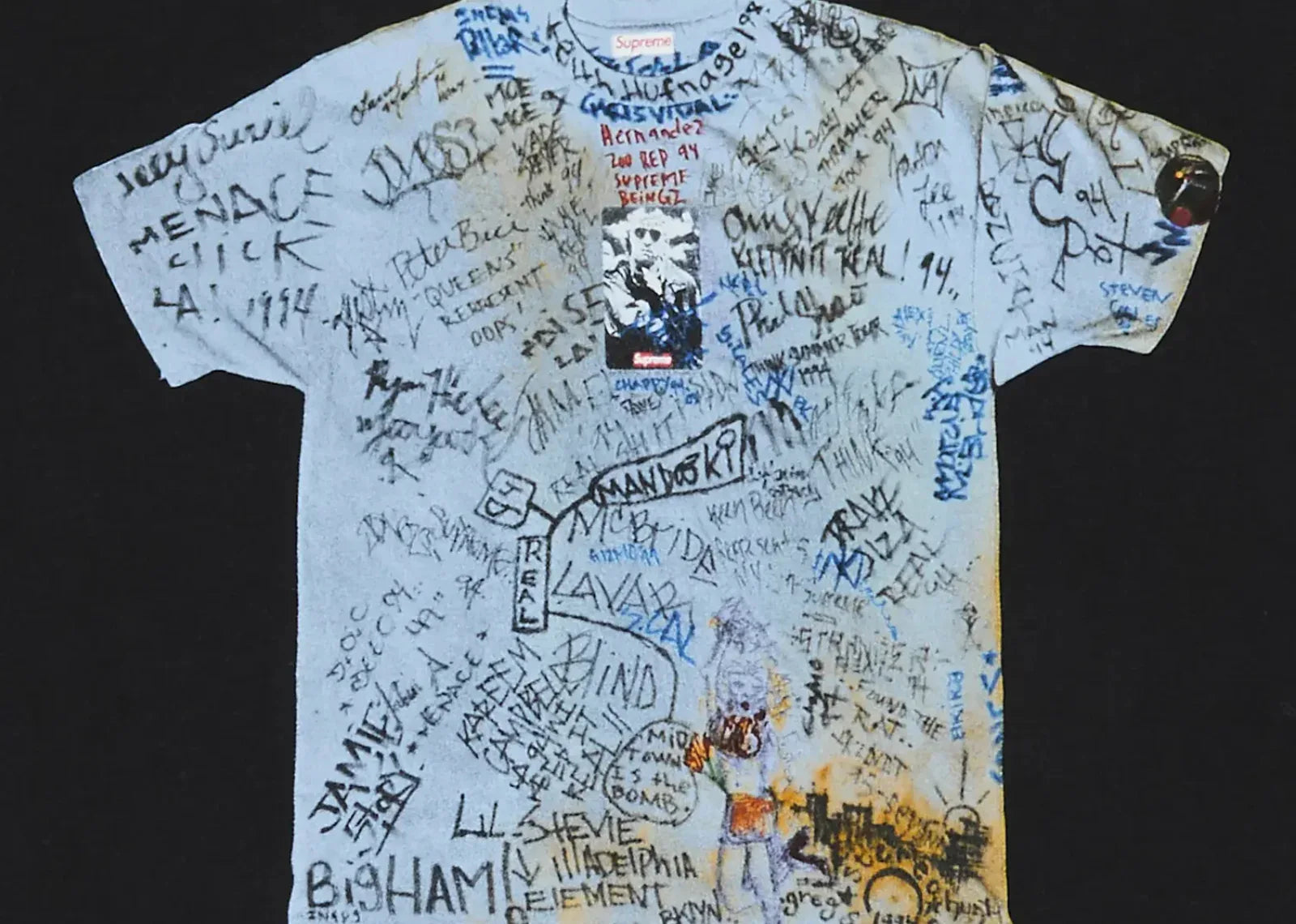 Supreme 30th Anniversary First Tee Black - My Suti