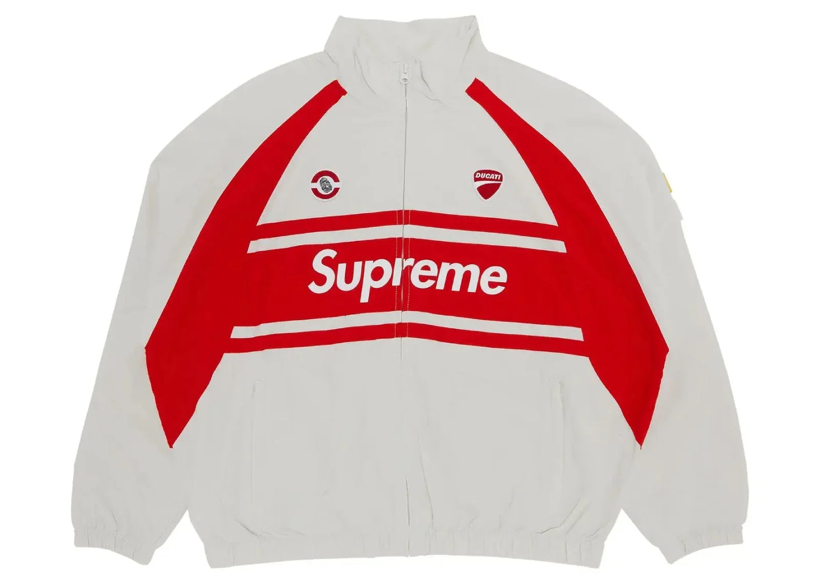 Supreme Ducati Track Jacket Light Grey - My Suti