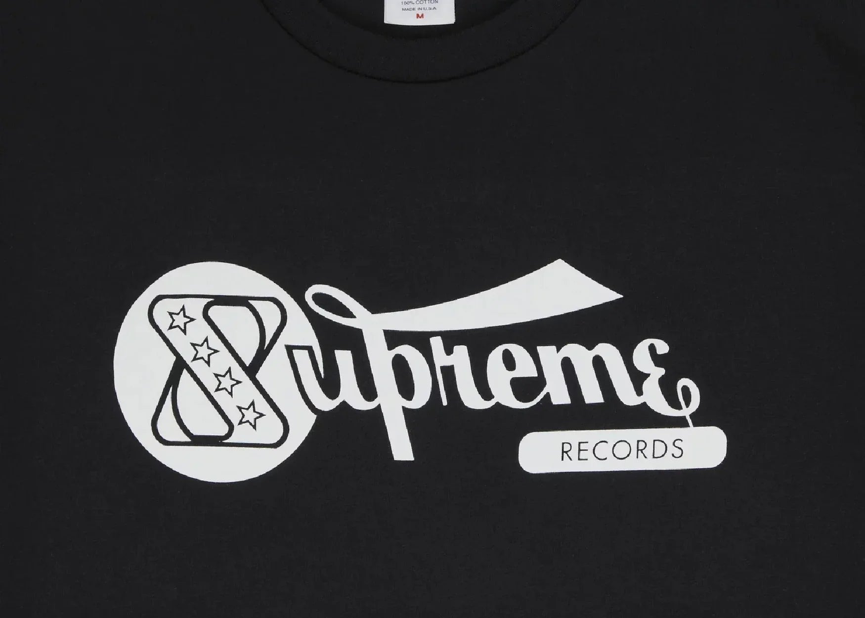 Supreme Records Tee Black - My Suti
