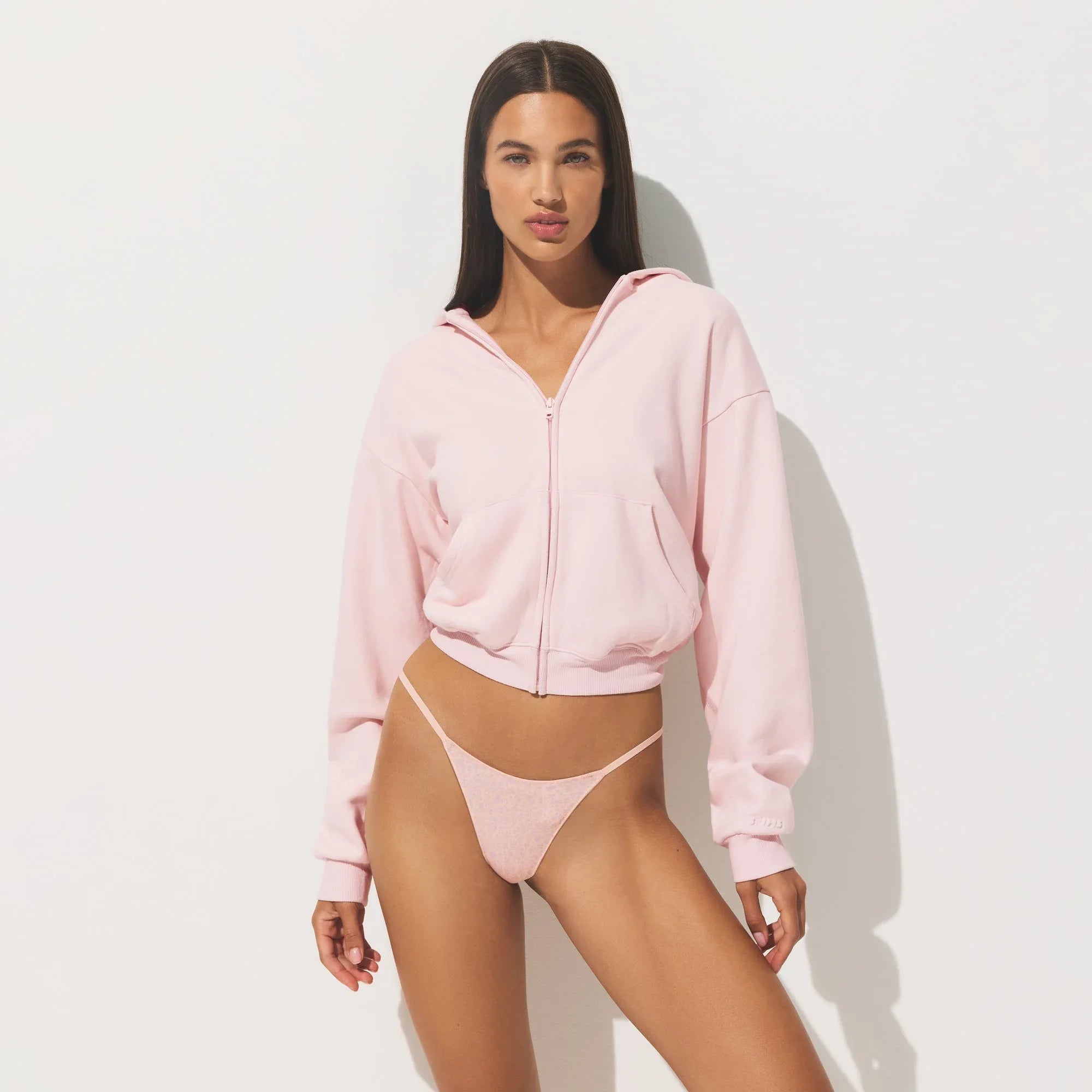 SKIMS LIGHTWEIGHT COTTON STRING THONG | MORGANITE DITSY FLORAL - İP THONG - My Suti