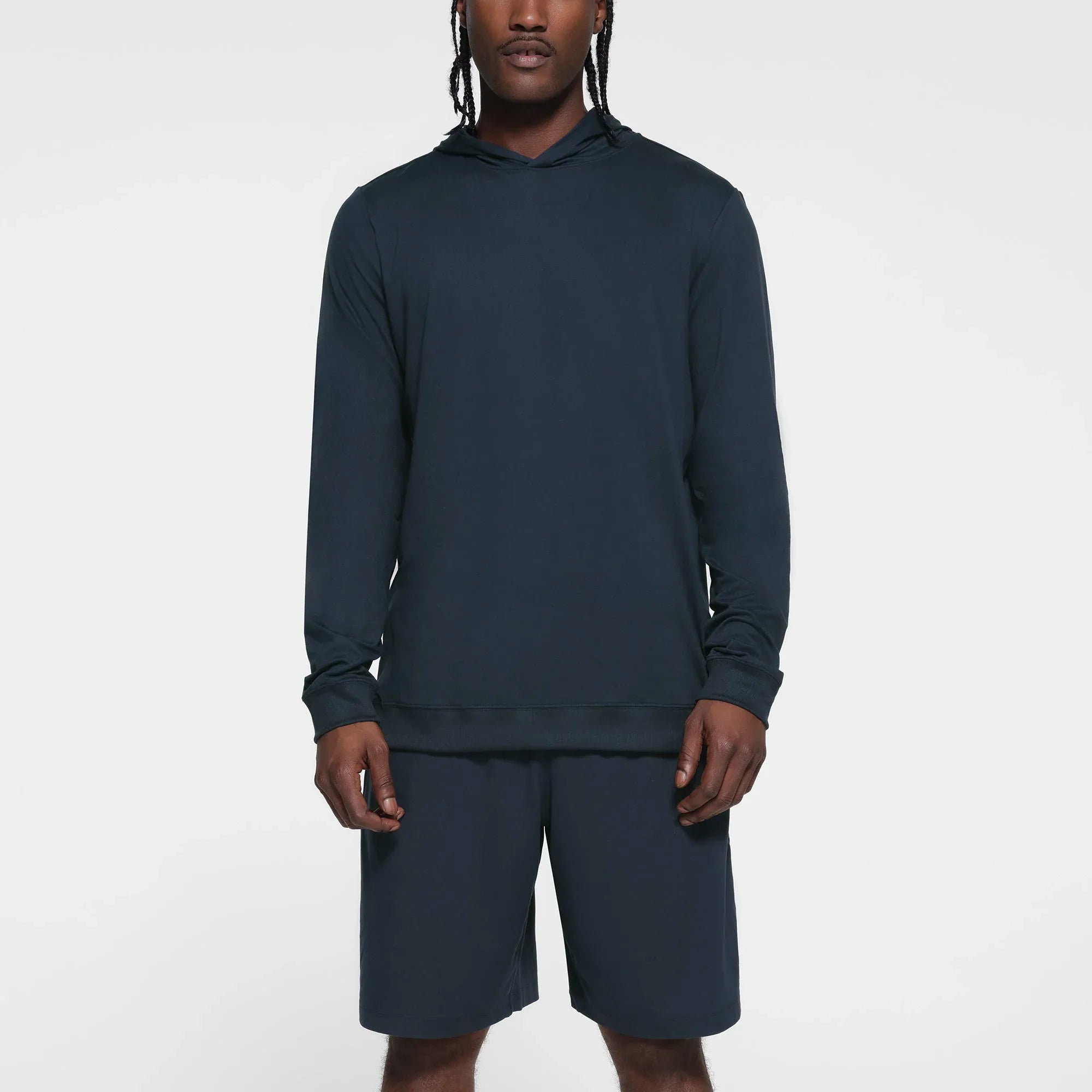 SKIMS OUTDOOR JERSEY MENS CLASSIC HOODIE | MIDNIGHT BLUE - KAPŞONLU SWEATSHIRT - My Suti