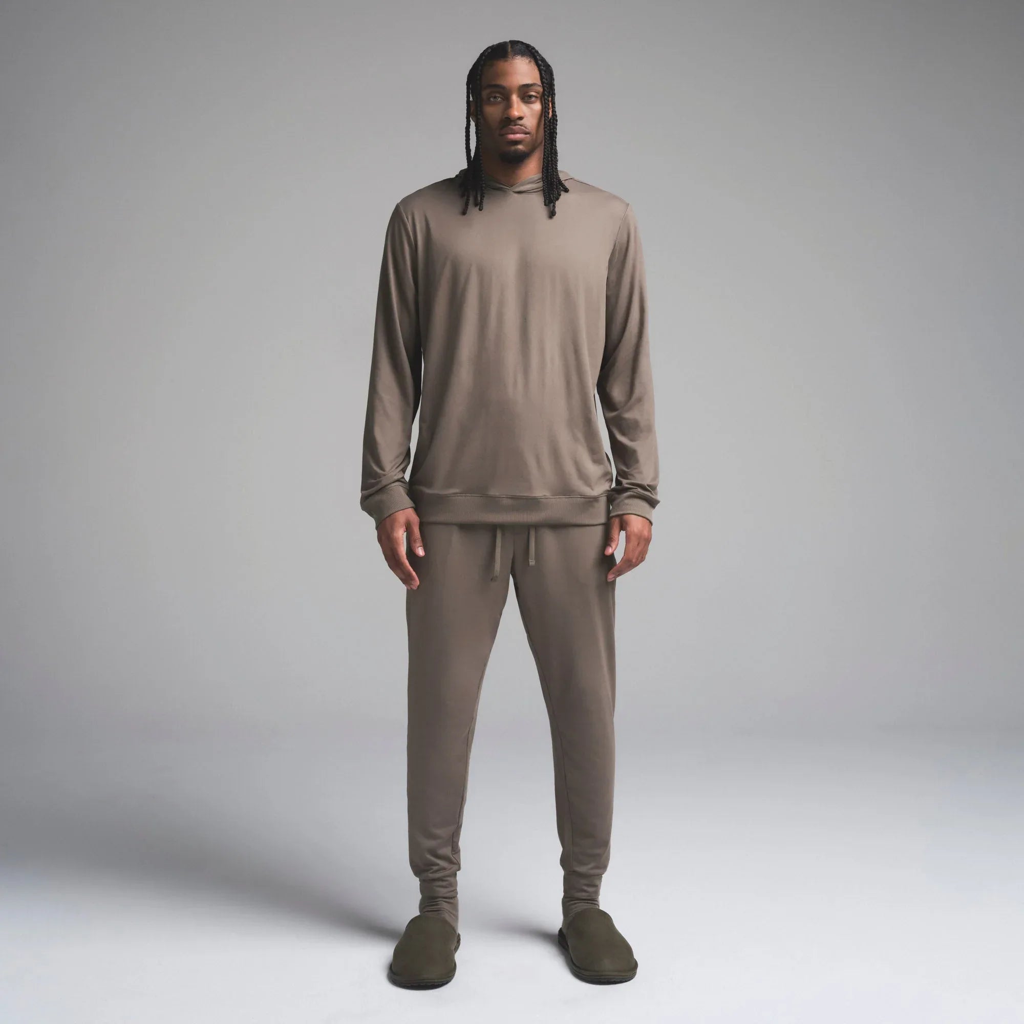 SKIMS OUTDOOR JERSEY MENS CLASSIC HOODIE | TRUFFLE - KAPŞONLU SWEATSHIRT - My Suti