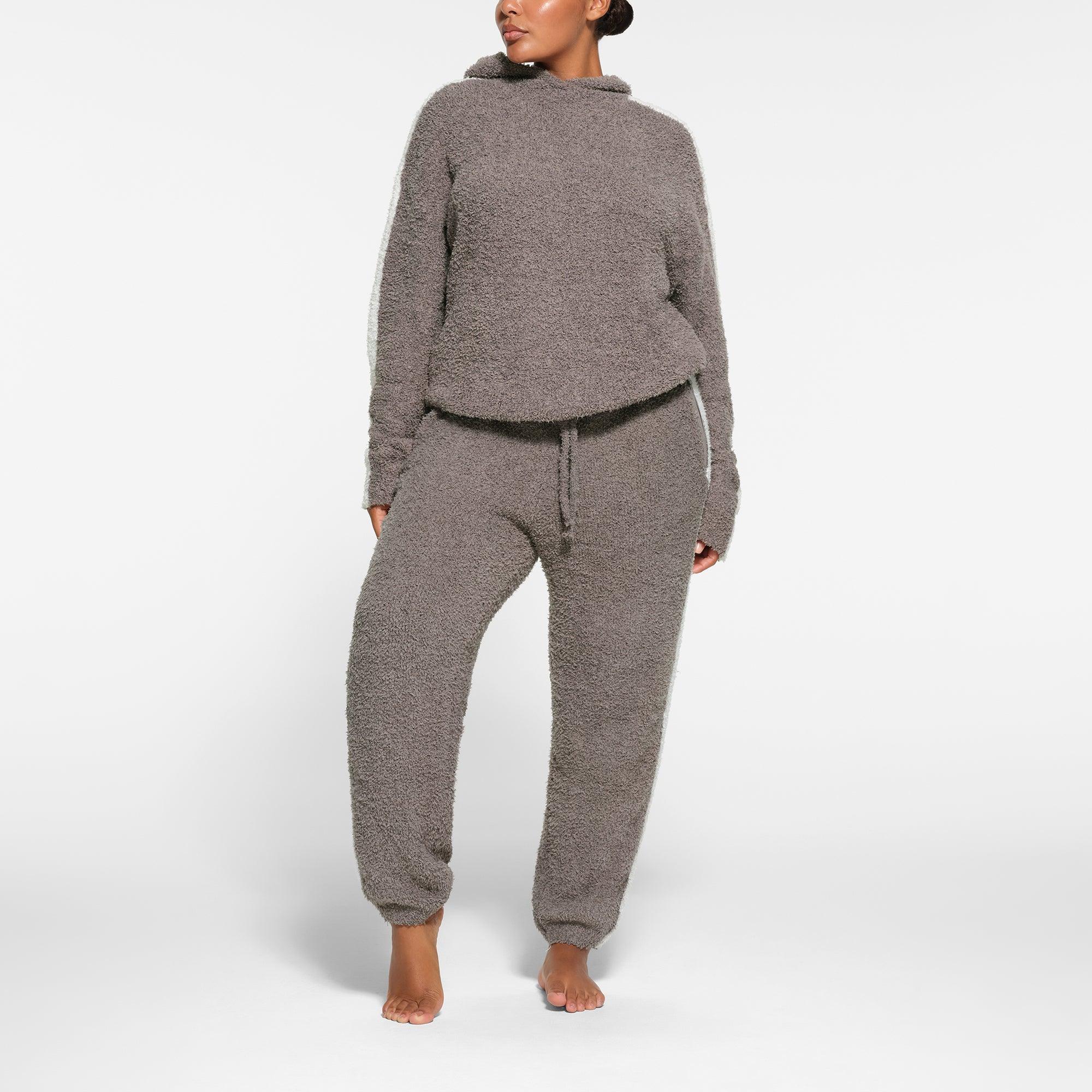 SKIMS COZY KNIT UNISEX HOODIE | GREY CHALK MULTI - KAPŞONLU SWEATSHIRT - My Suti