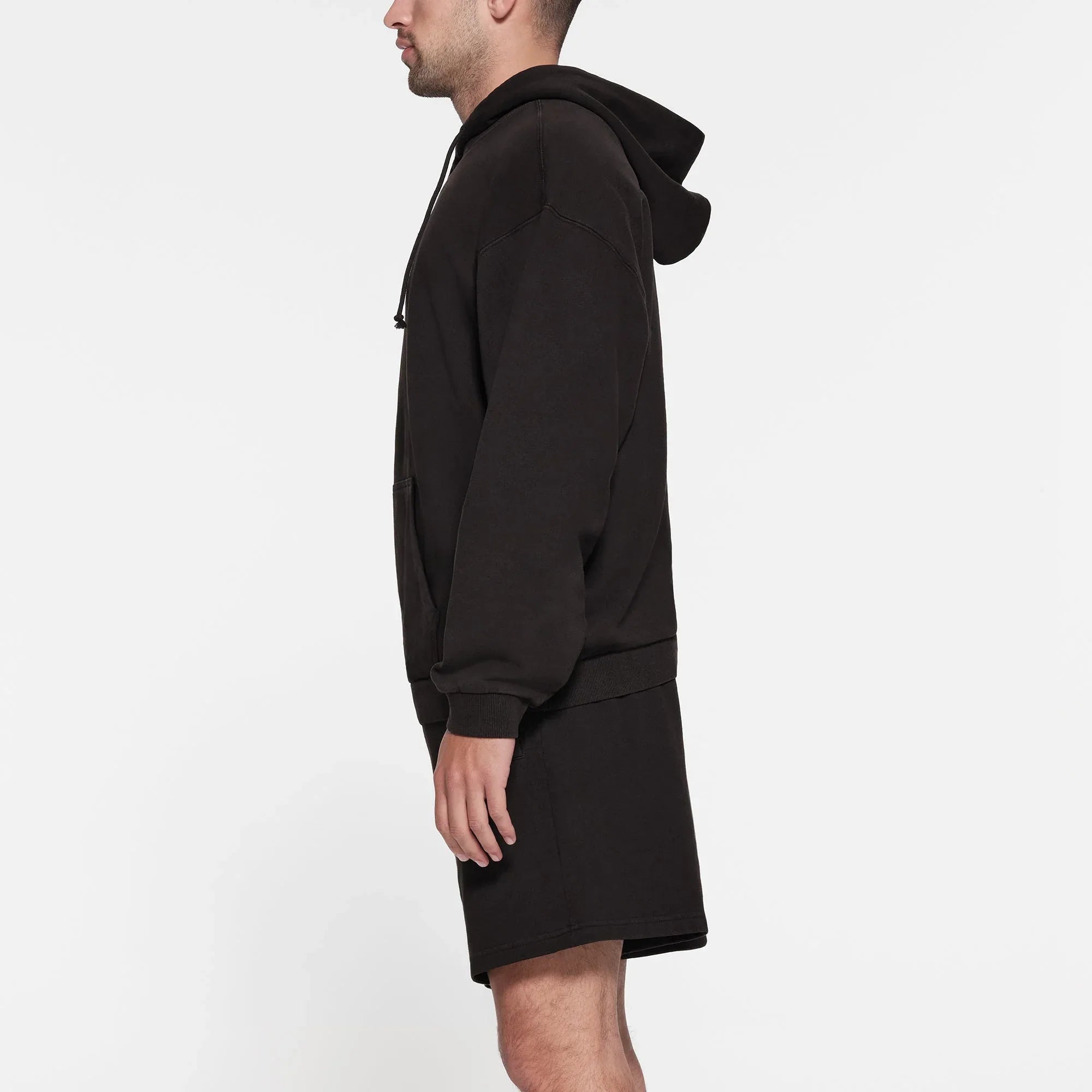 SKIMS TERRY MENS RELAXED HOODIE | WASHED OBSIDIAN - KAPŞONLU SWEATSHIRT - My Suti